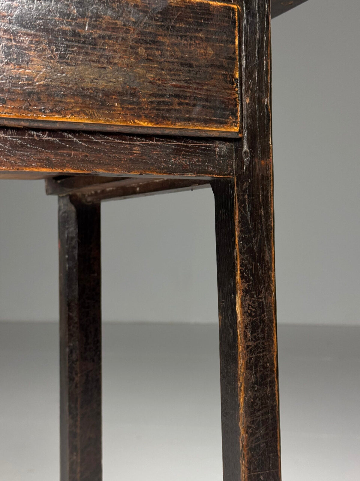 English Oak Side Table with Drawer, Late 17th Century, photo 12