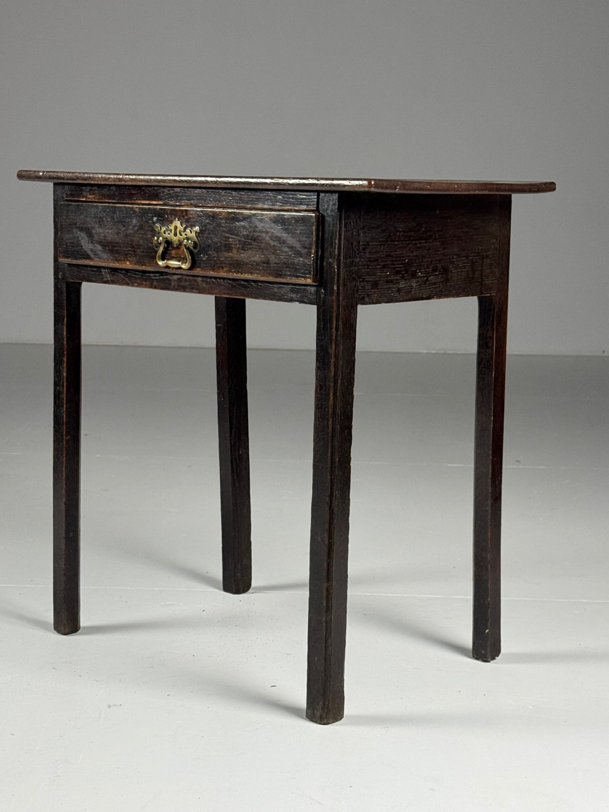 English Oak Side Table with Drawer, Late 17th Century, photo 4