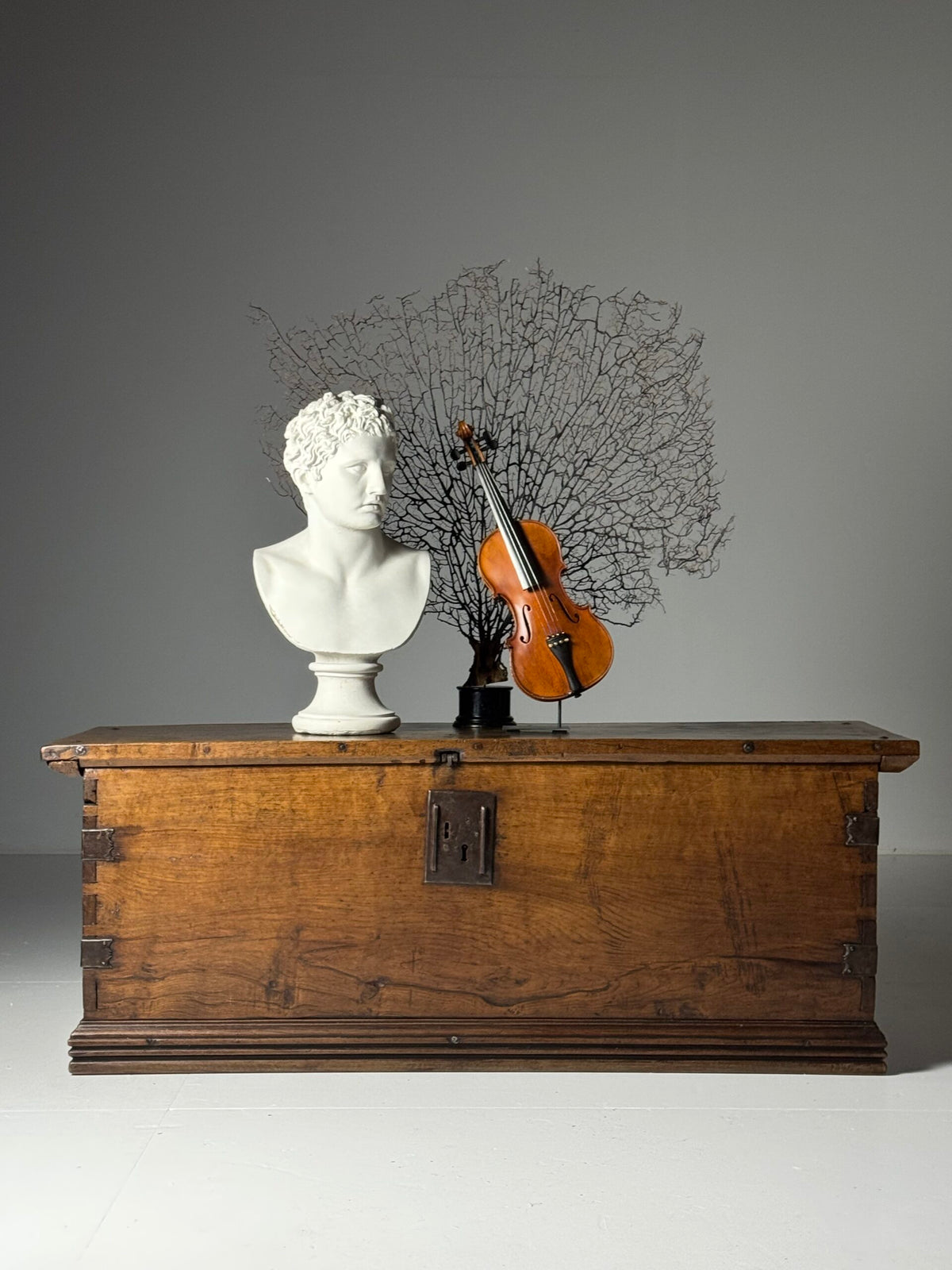 Large Spanish Walnut Chest, 18th Century, photo 11
