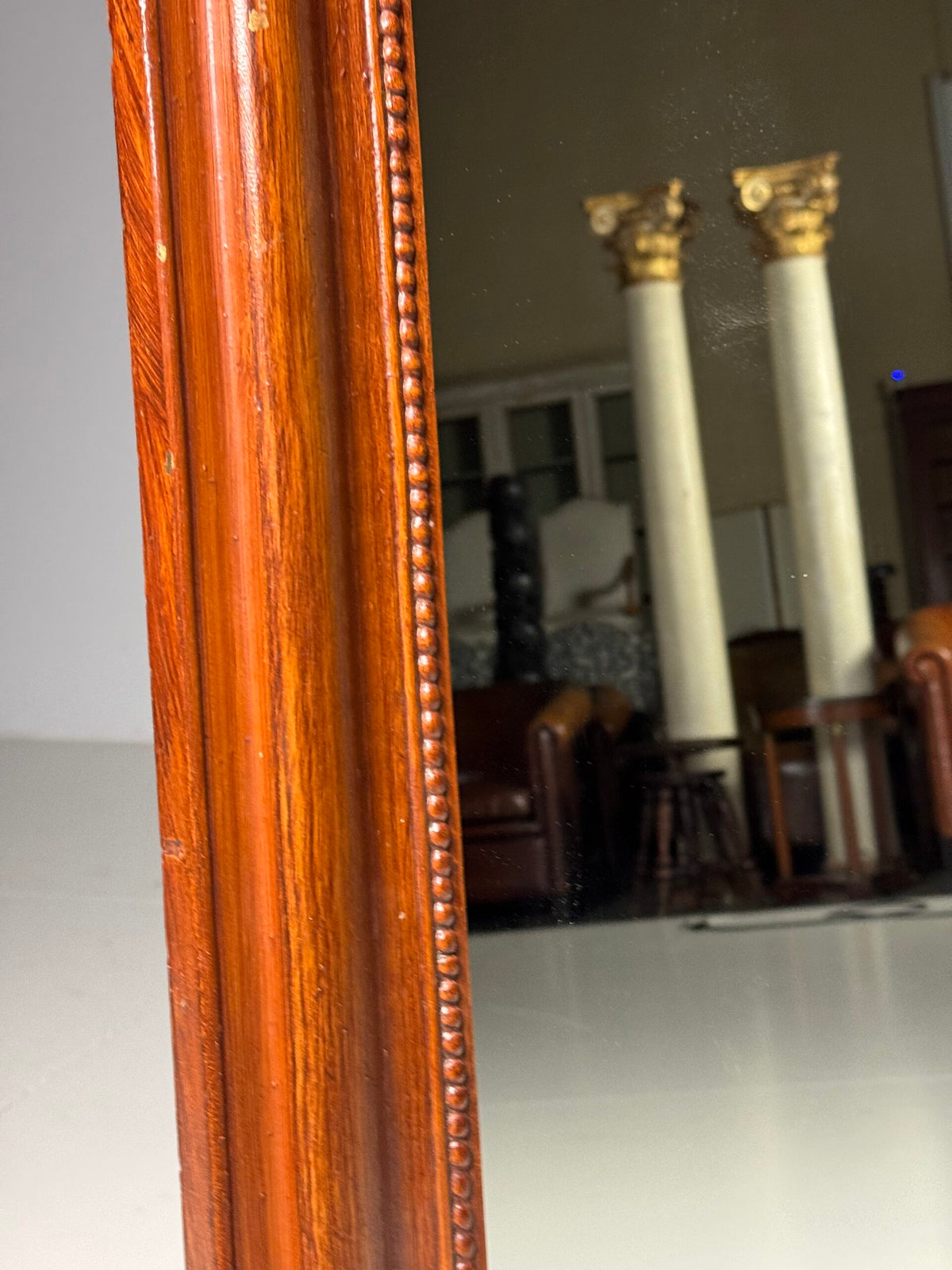 French Faux Bois Mirror, 19th Century, photo 6