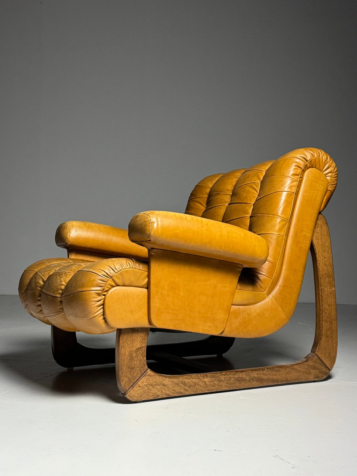 Pair of Italian Leather Armchairs, 1970 to 1980, photo 14