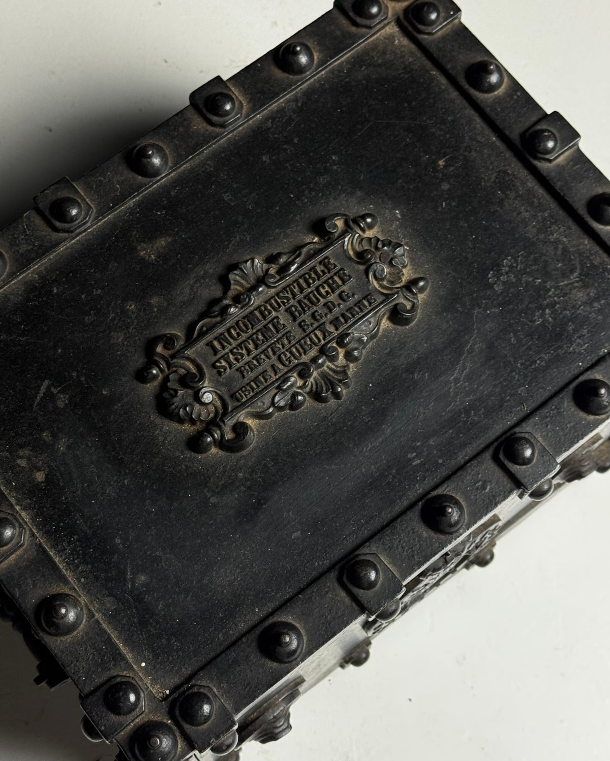 French Bauche Strongbox, 19th Century, photo 14