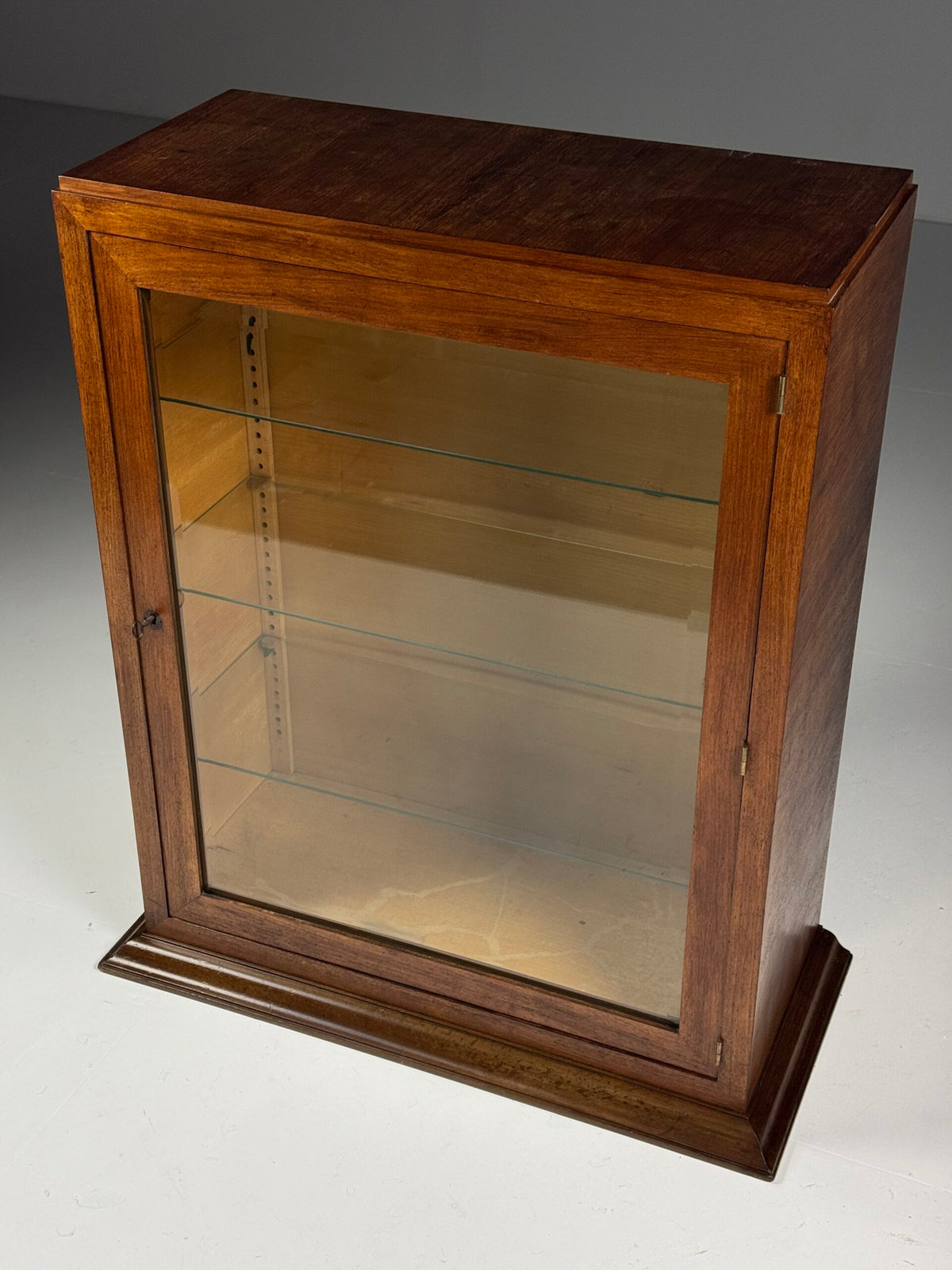 Art Deco Style Display Cabinet with Glass Shelves, 1940 to 1950, photo 14