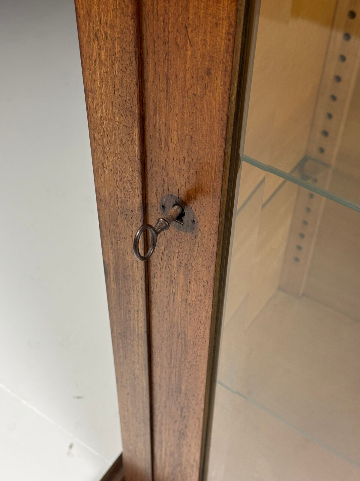 Art Deco Style Display Cabinet with Glass Shelves, 1940 to 1950, photo 13