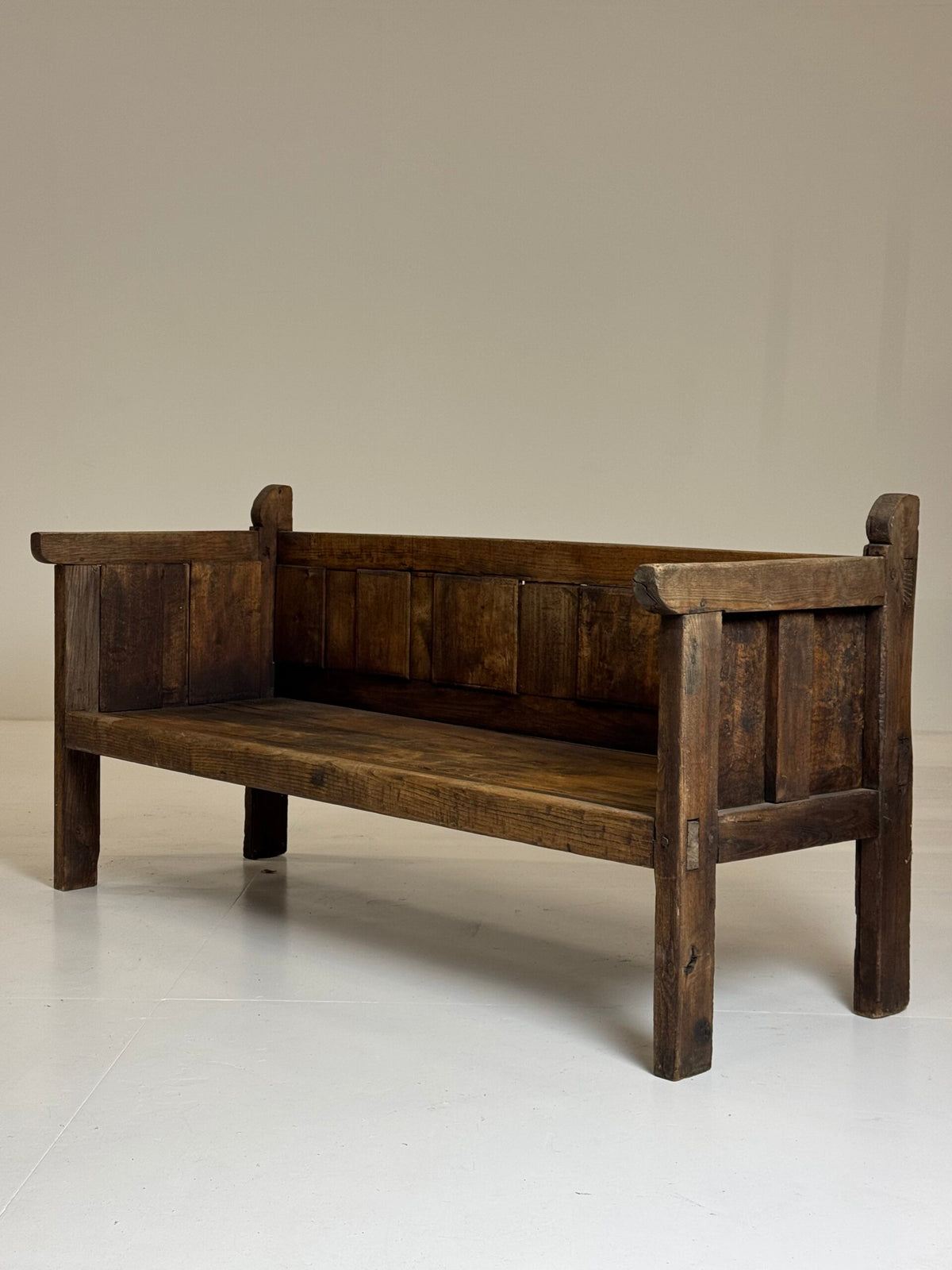 Spanish Walnut Bench, Early 20th Century, photo 16
