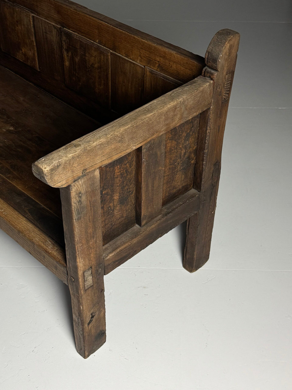 Spanish Walnut Bench, Early 20th Century, photo 3