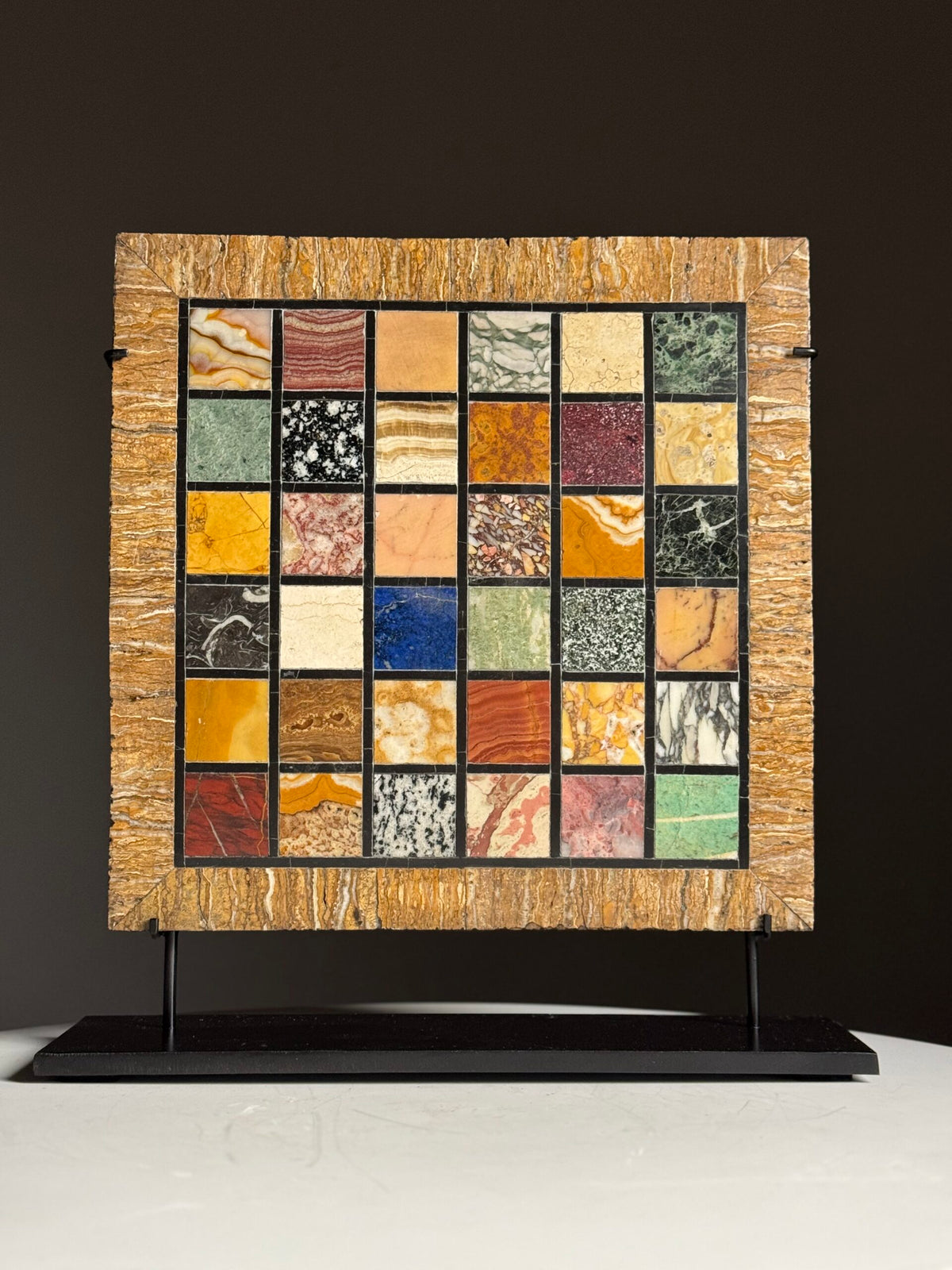Grand Tour Marble Specimen Tablet, Italy, 1800 to 1830, photo 20