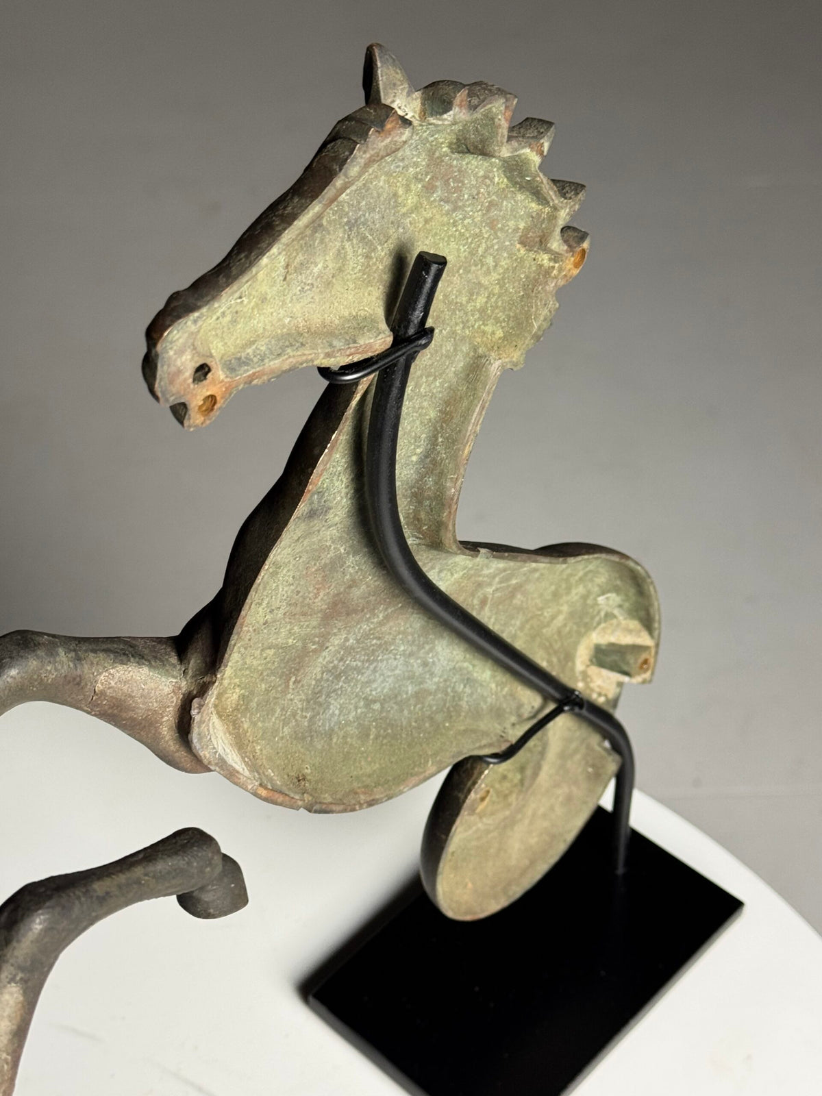 Bronze Seahorse Sculpture in Two Halves, France, c. 1960, photo 8