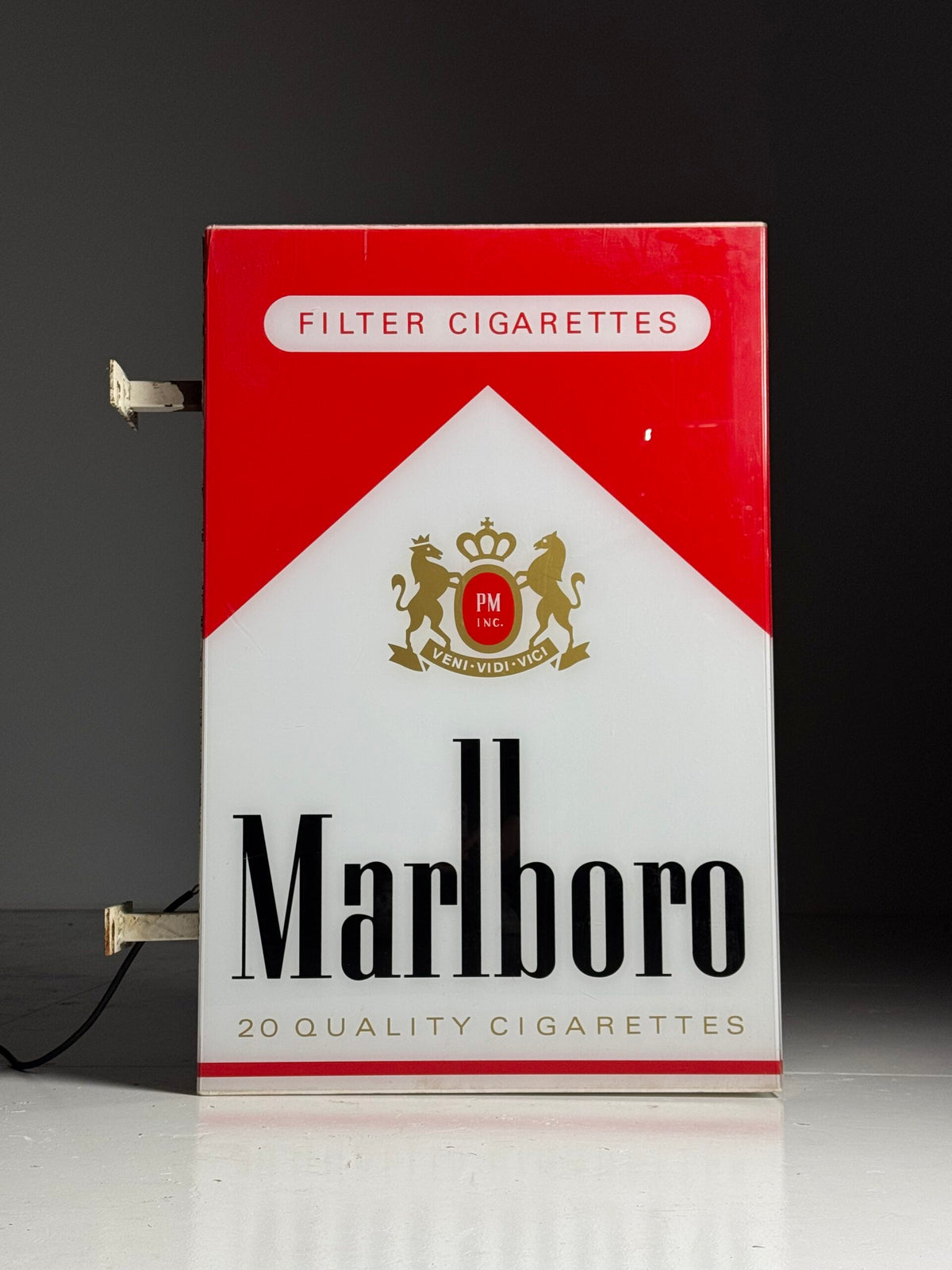 Vintage Marlboro Illuminated Advertising Light Box, 1980s to 1990s, photo 7