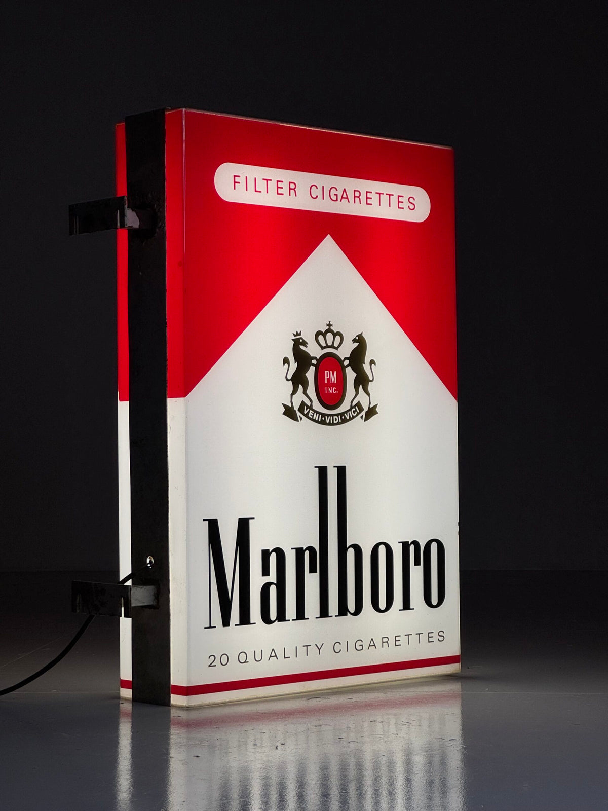 Vintage Marlboro Illuminated Advertising Light Box, 1980s to 1990s, photo 13