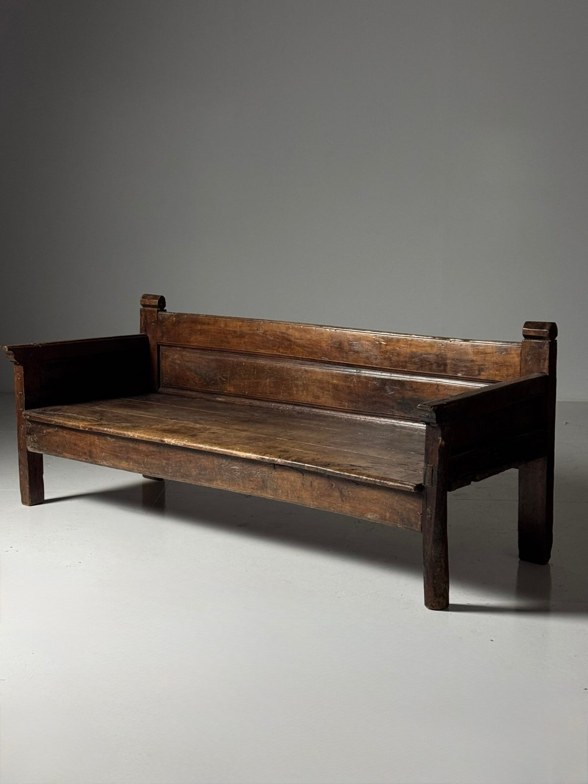 Spanish Walnut Bench, 18th Century, photo 1