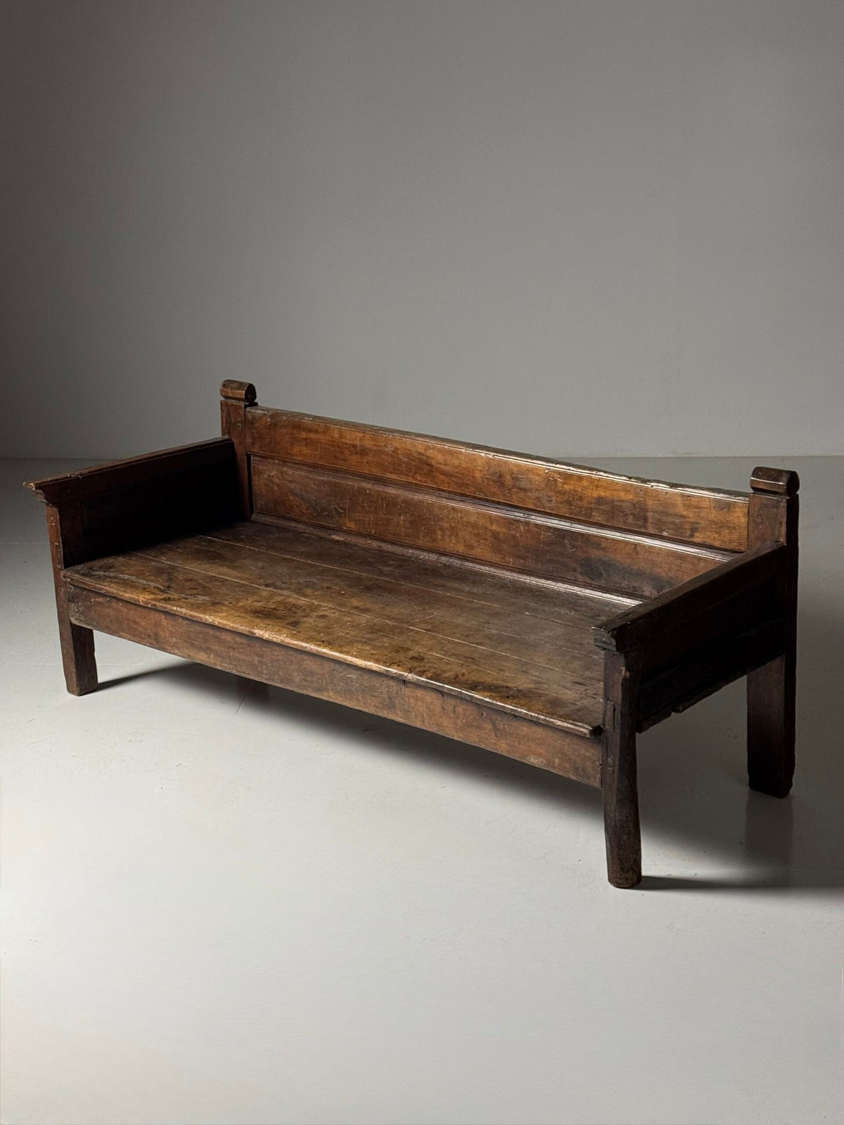 Spanish Walnut Bench, 18th Century, photo 14