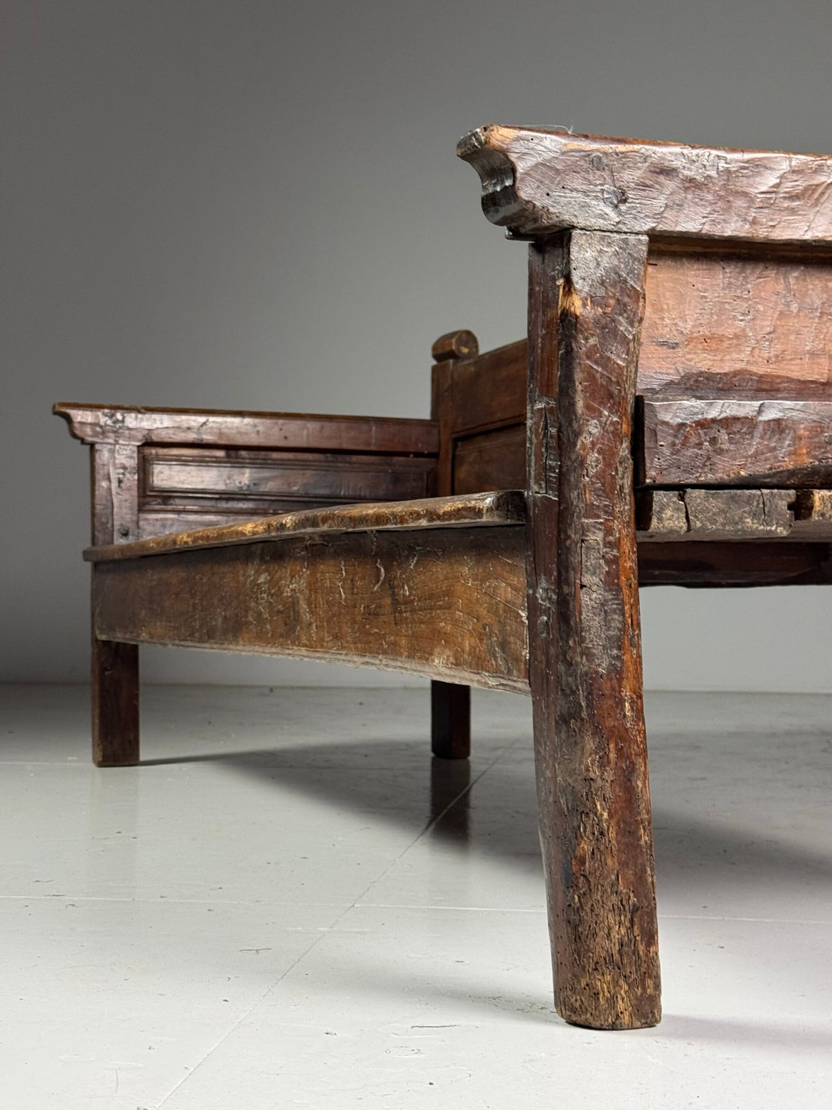Spanish Walnut Bench, 18th Century, photo 18