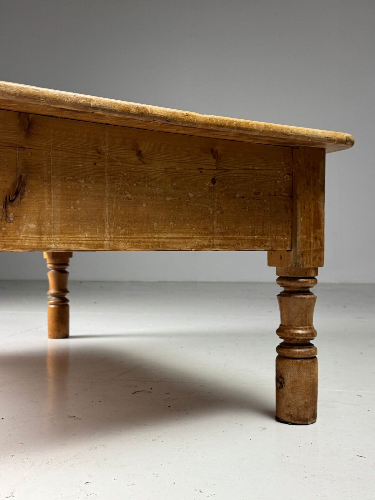 English Pine Farmhouse Coffee Table, 19th Century, photo 15