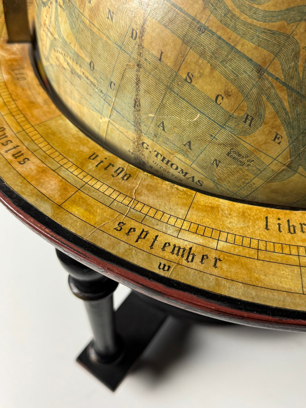 Early 20th Century Globe by G. Thomas, Paris, photo 24