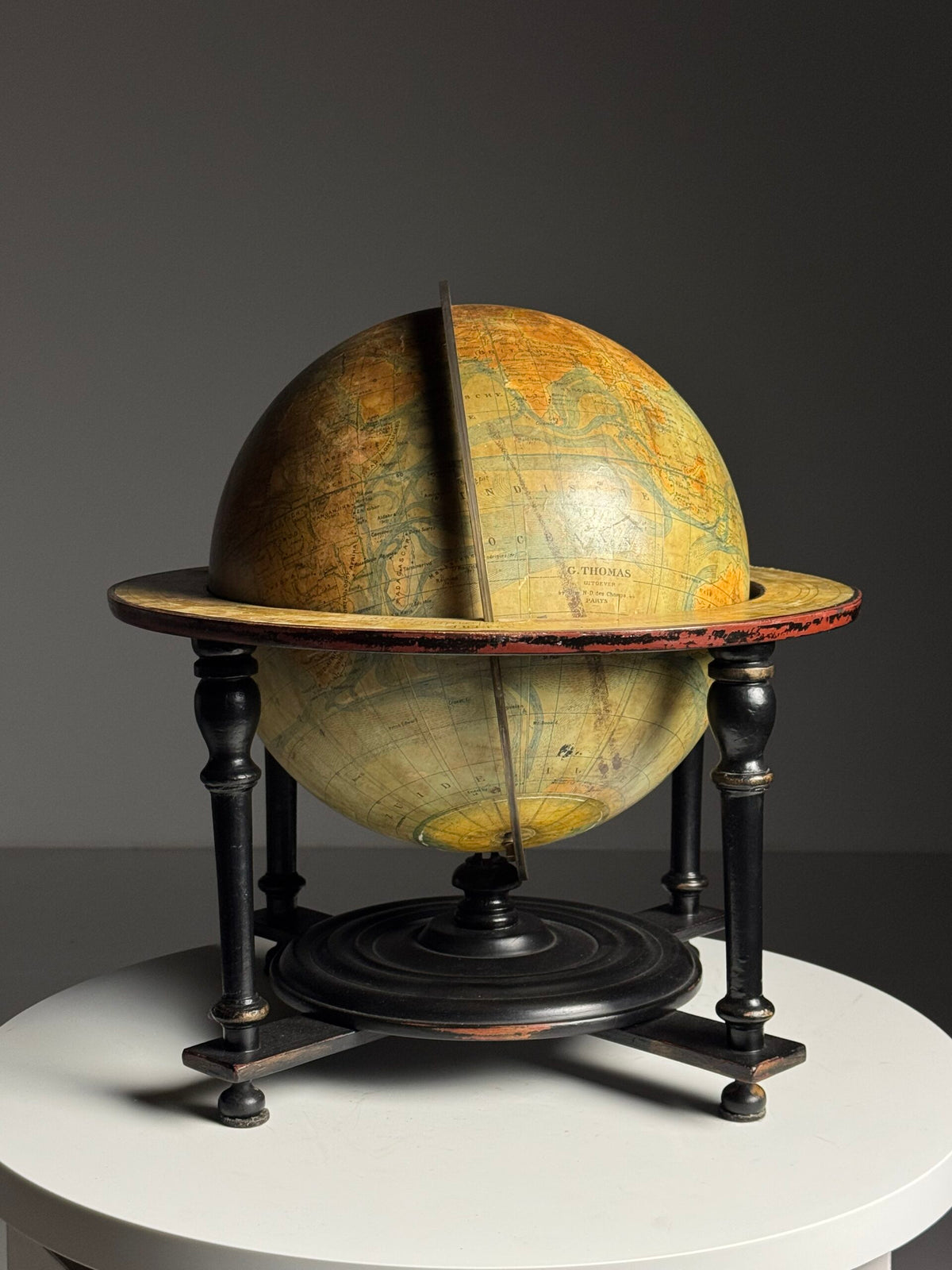 Early 20th Century Globe by G. Thomas, Paris, photo 15