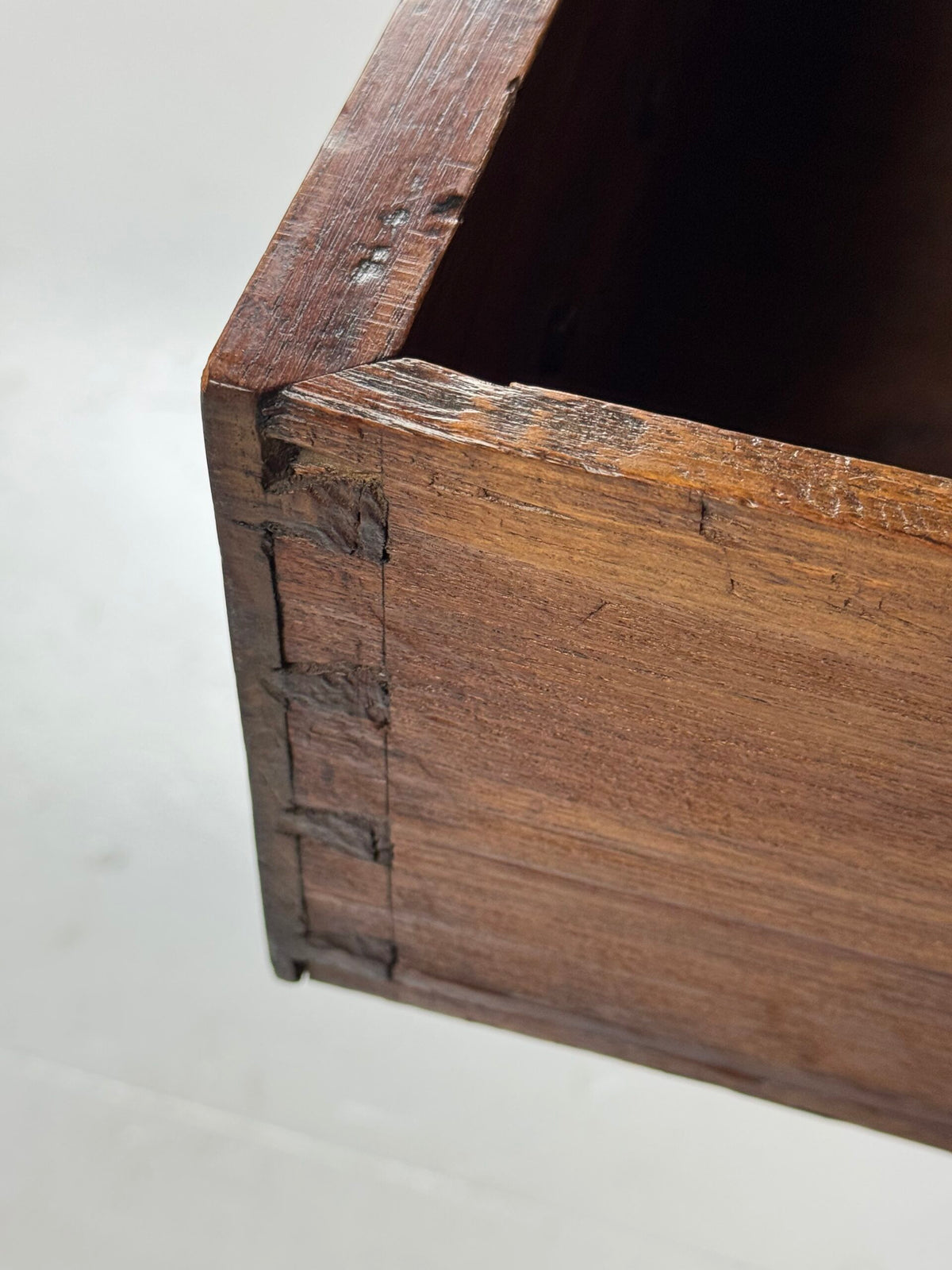 English Teak Secretaire, Late 18th Century, photo 12