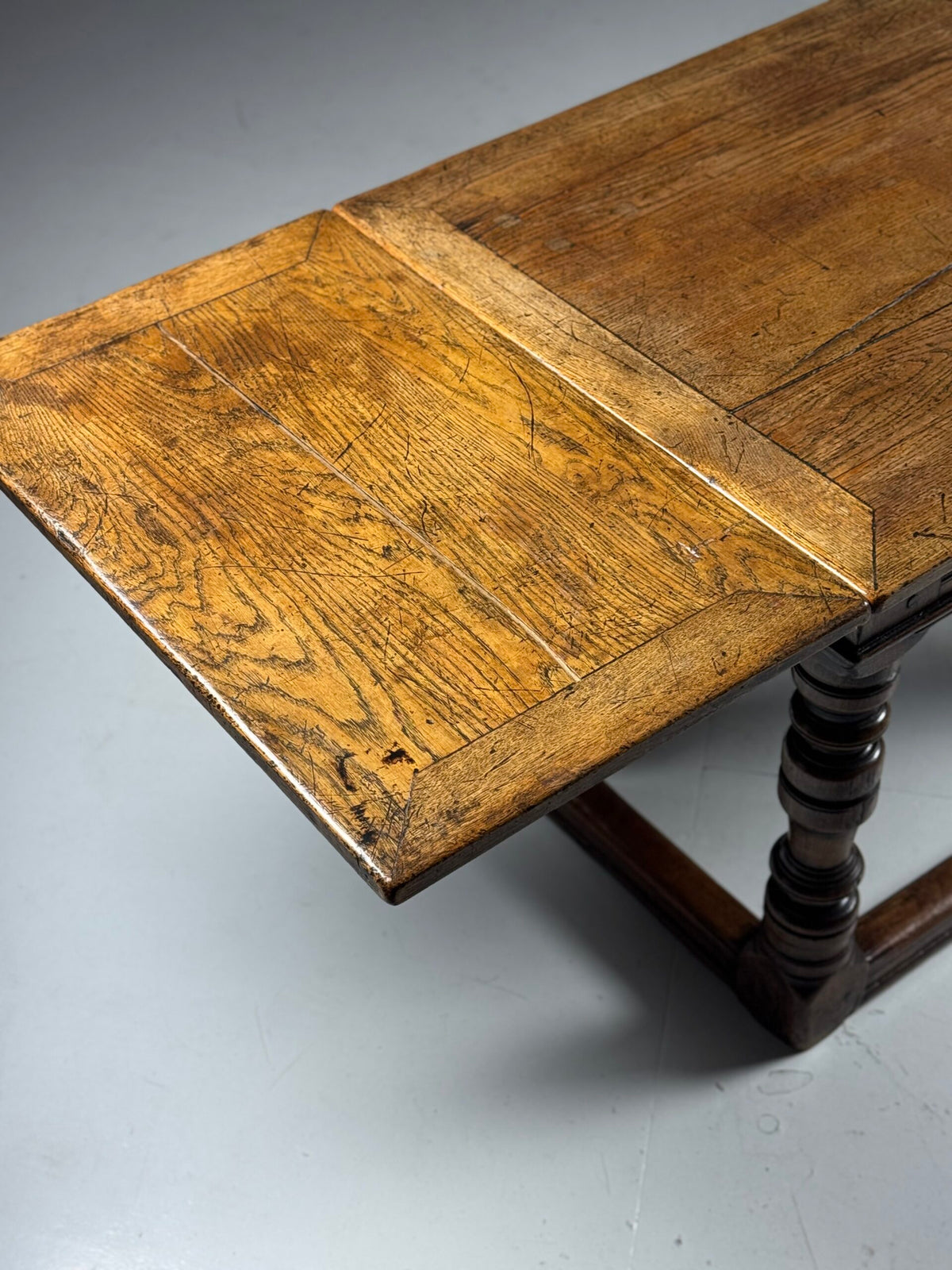 English Oak Extending Table, circa 1700, photo 12