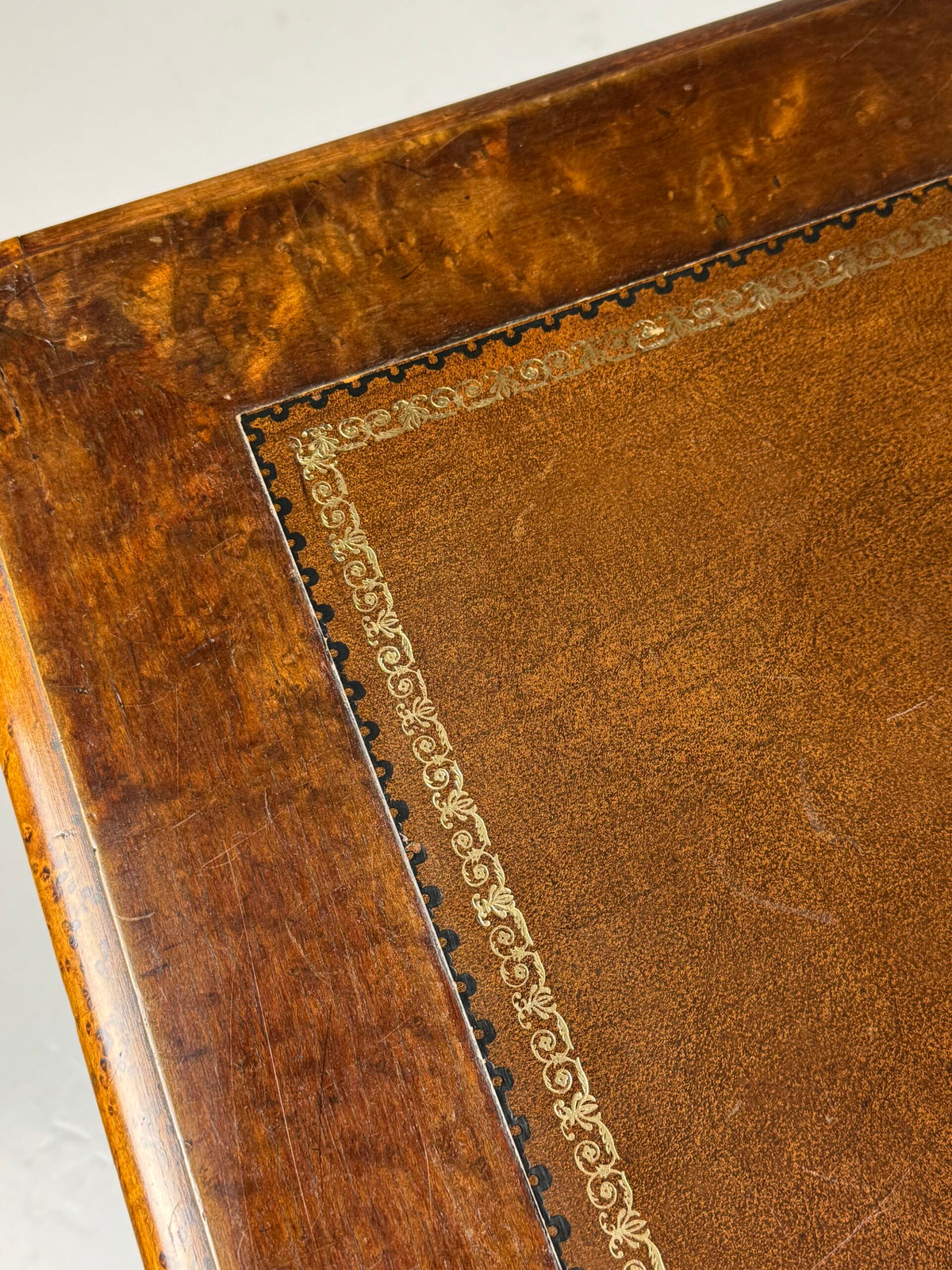 Victorian Mahogany Writing Table with Leather Top, 1850 to 1870, photo 19