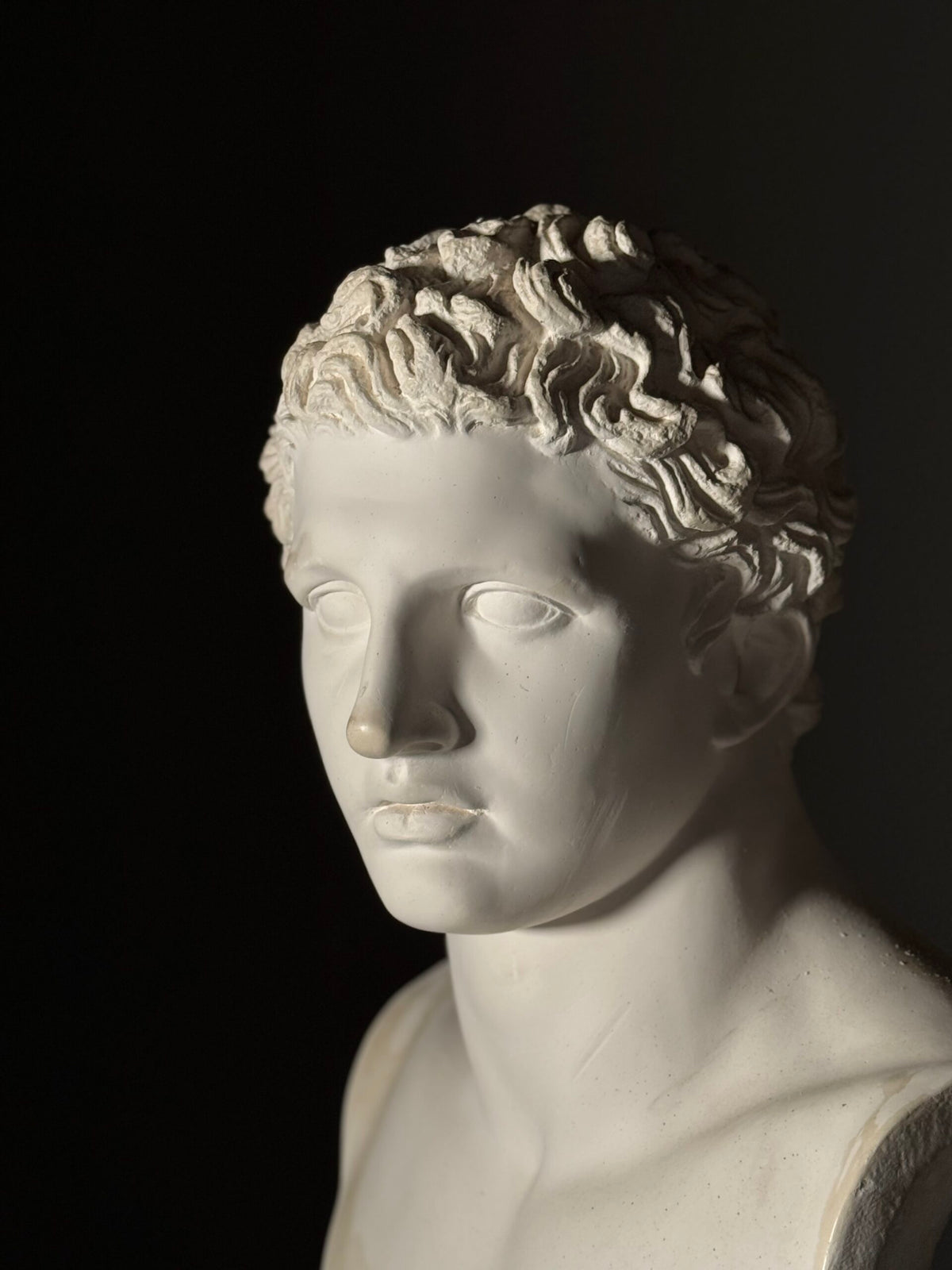 Plaster Bust of Meleager, Late 20th Century, photo 12