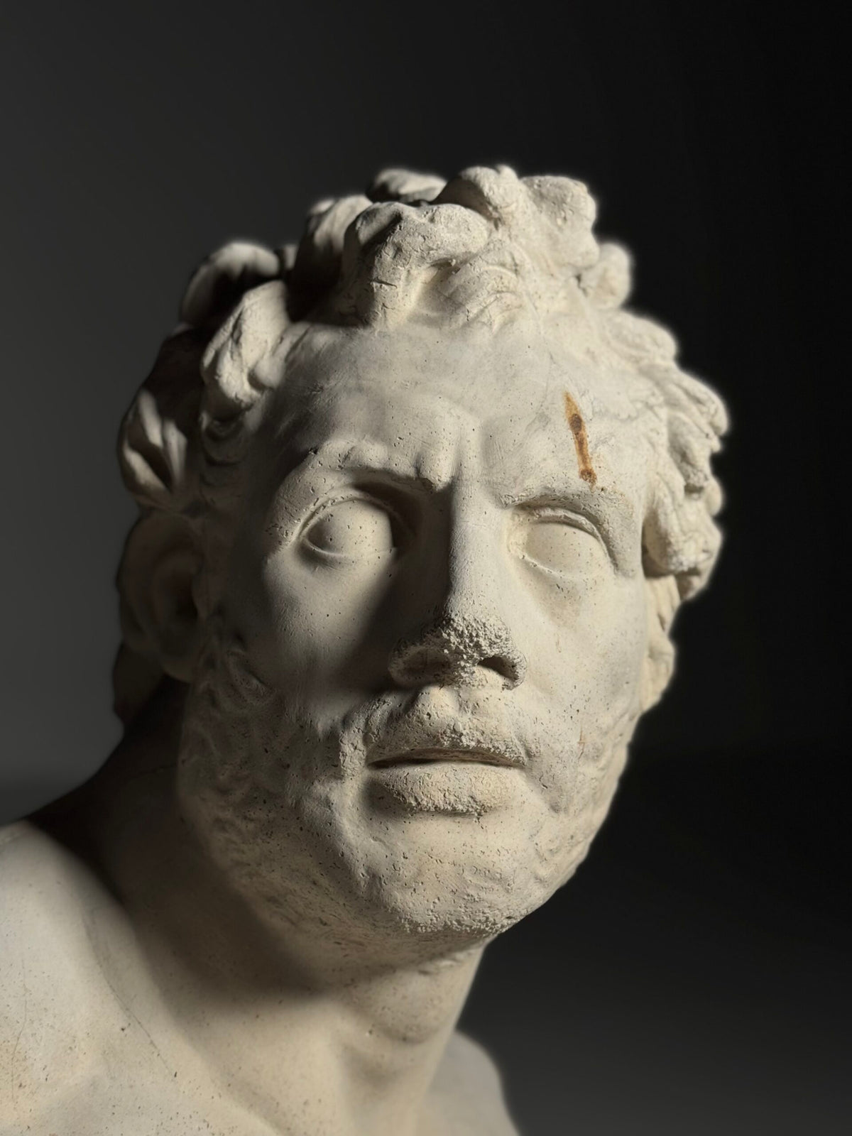 Concrete Bust of a Companion of Odysseus, England, photo 8