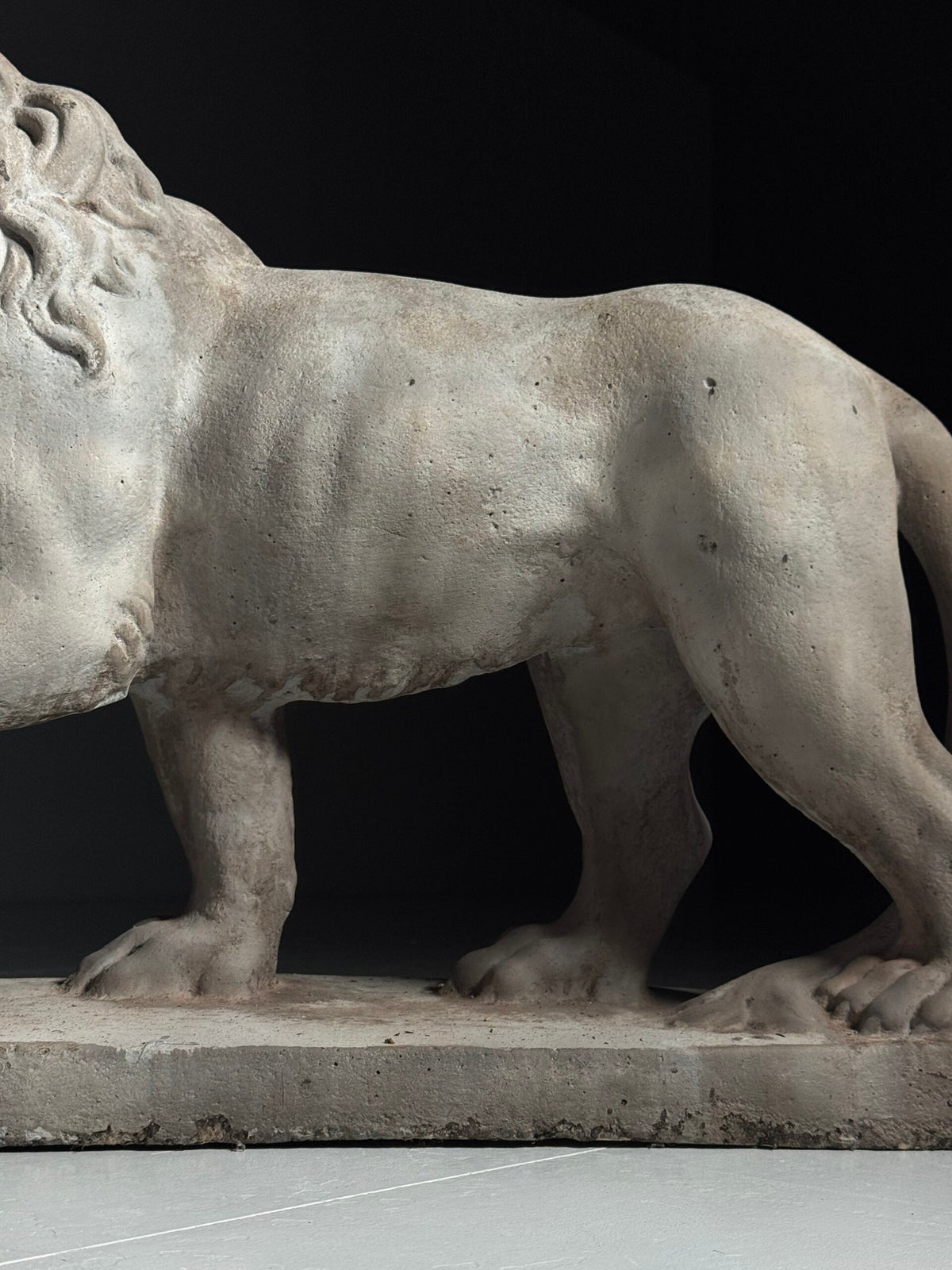 Pair of Composite Stone Medici Lions, Mid to Late 20th Century, photo 4