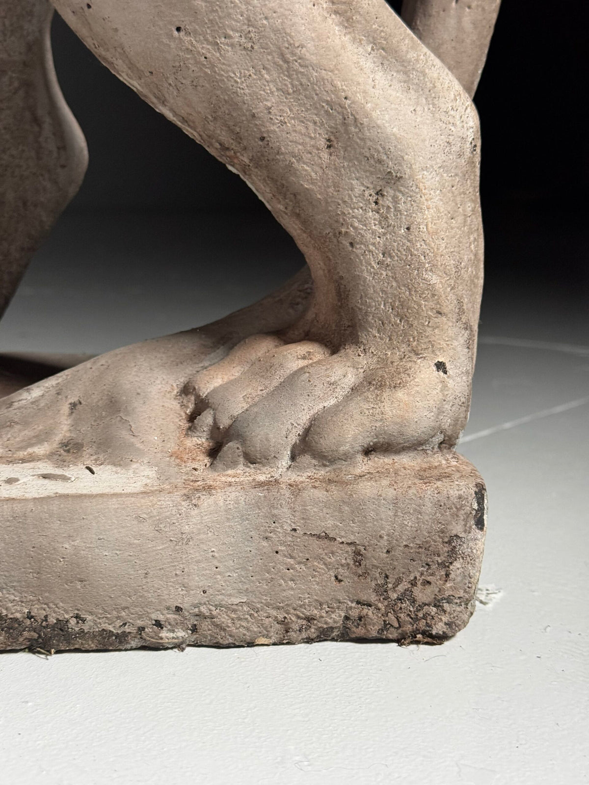 Pair of Composite Stone Medici Lions, Mid to Late 20th Century, photo 5