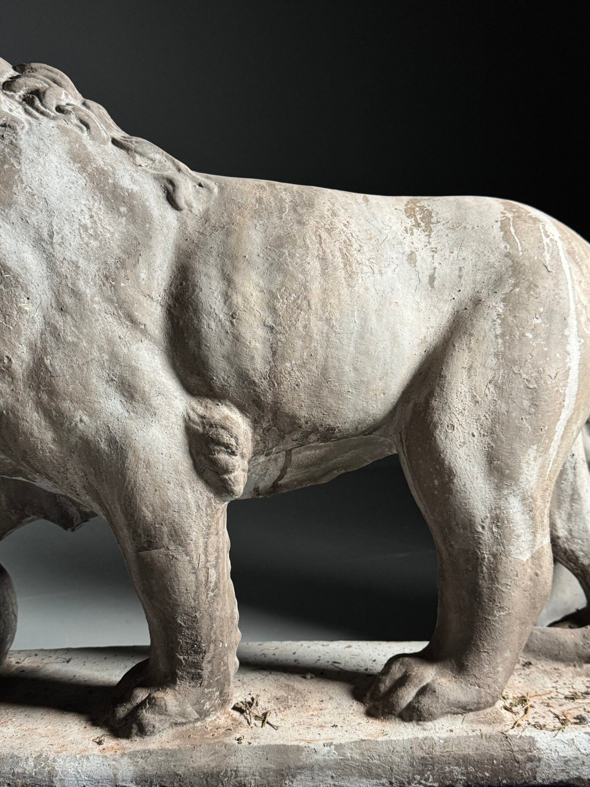 Pair of Composite Stone Medici Lions, Mid to Late 20th Century, photo 18