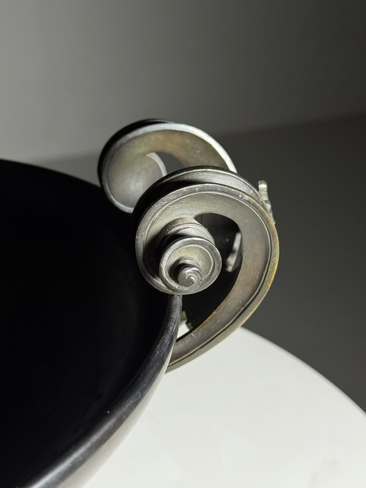 Bronze and Slate Tazza by Ferdinand Levillain, c. 1860, photo 4
