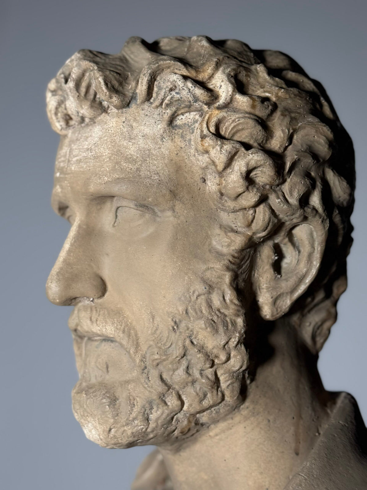 Life-size Bust of Emperor Antoninus Pius on Pedestal, photo 15