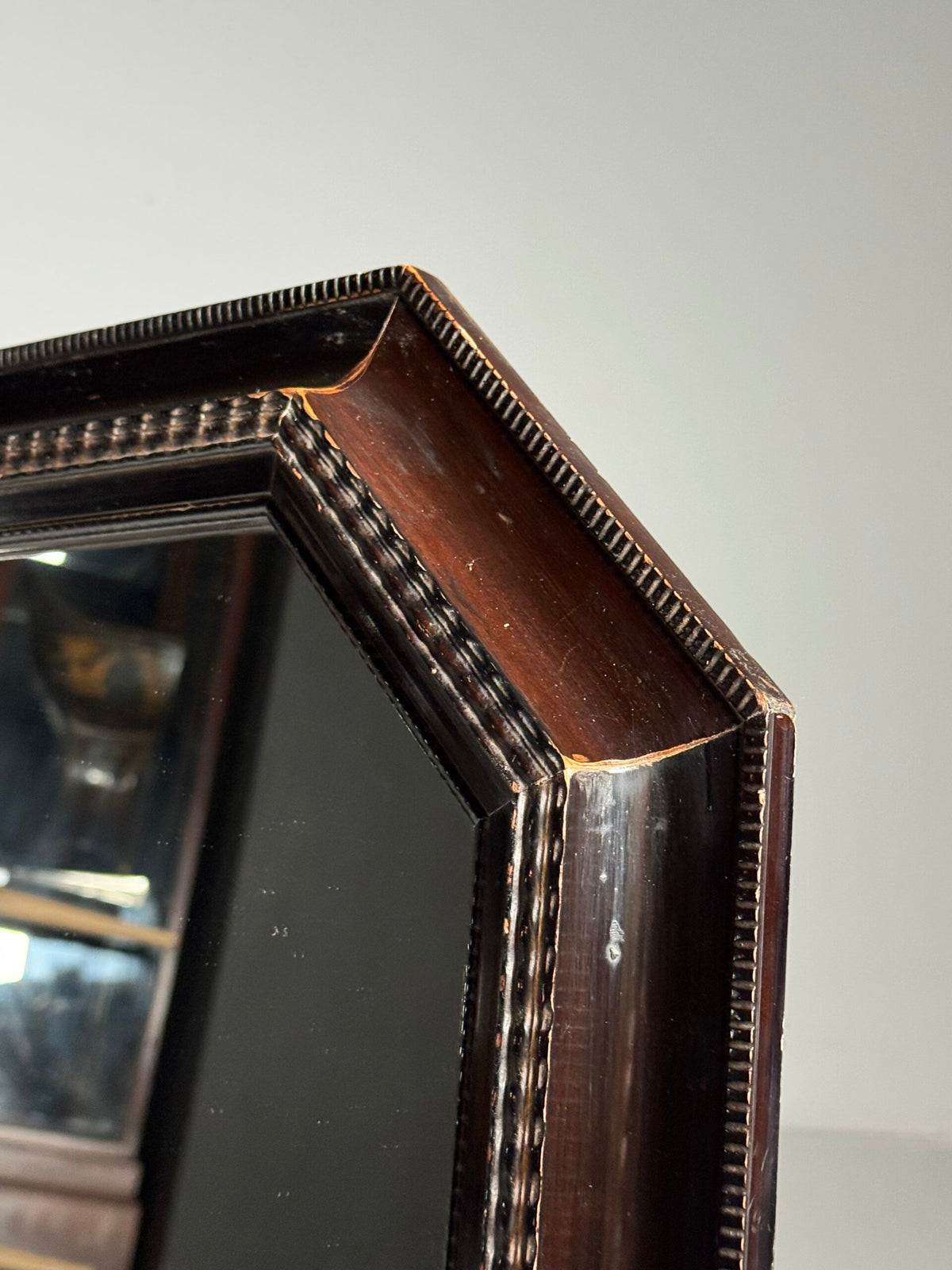 Octagonal Ripple Frame Mirror, photo 11