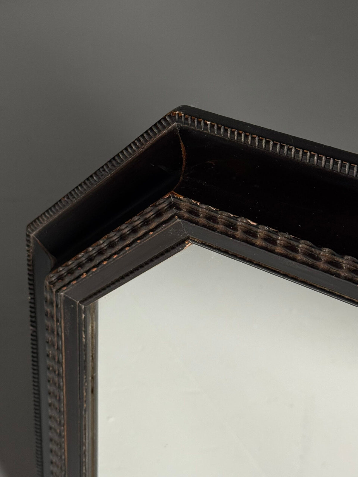 Octagonal Ripple Frame Mirror, photo 5