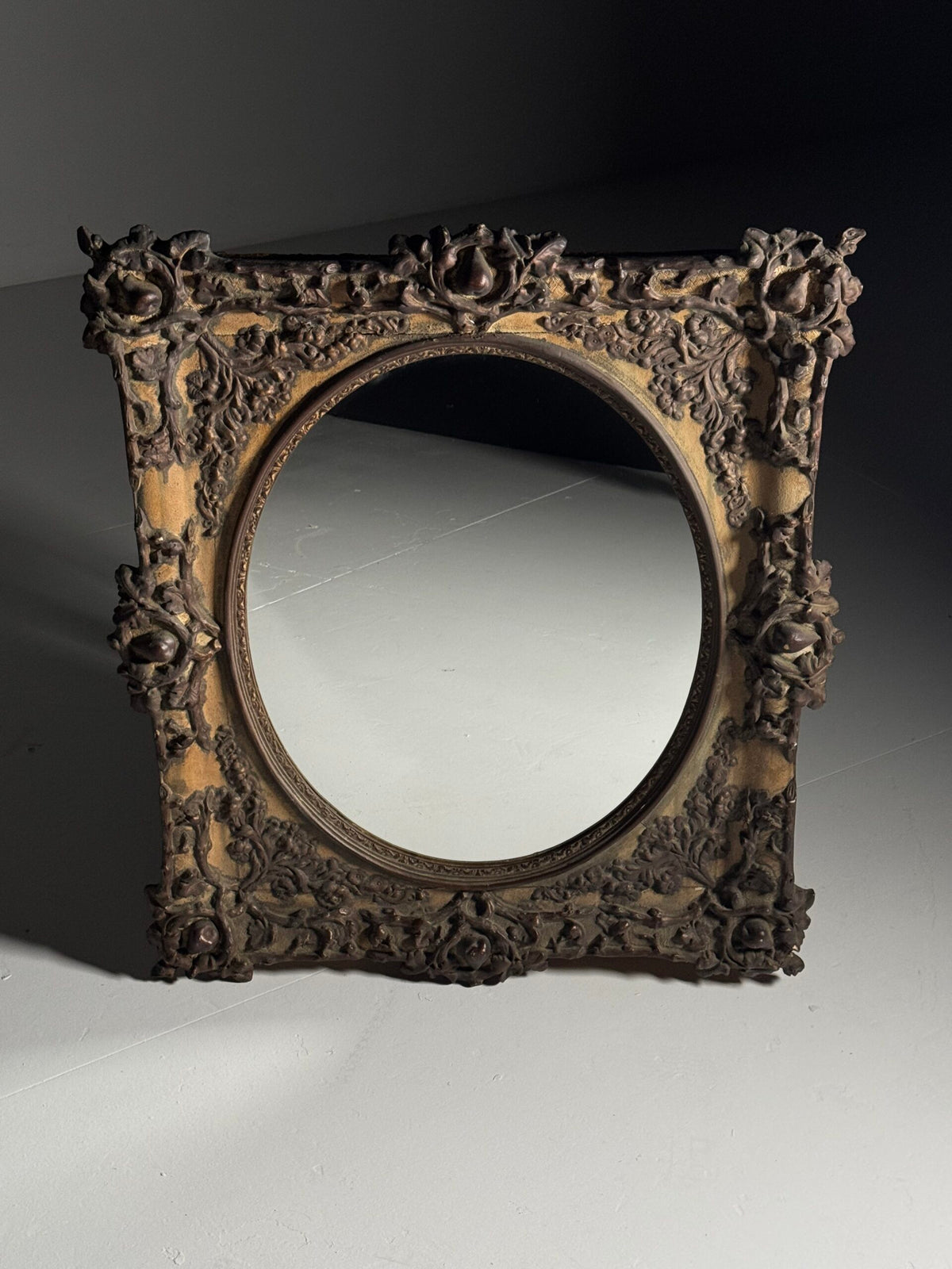 Baroque Style Mirror, 19th Century, Probably The Hague, photo 7