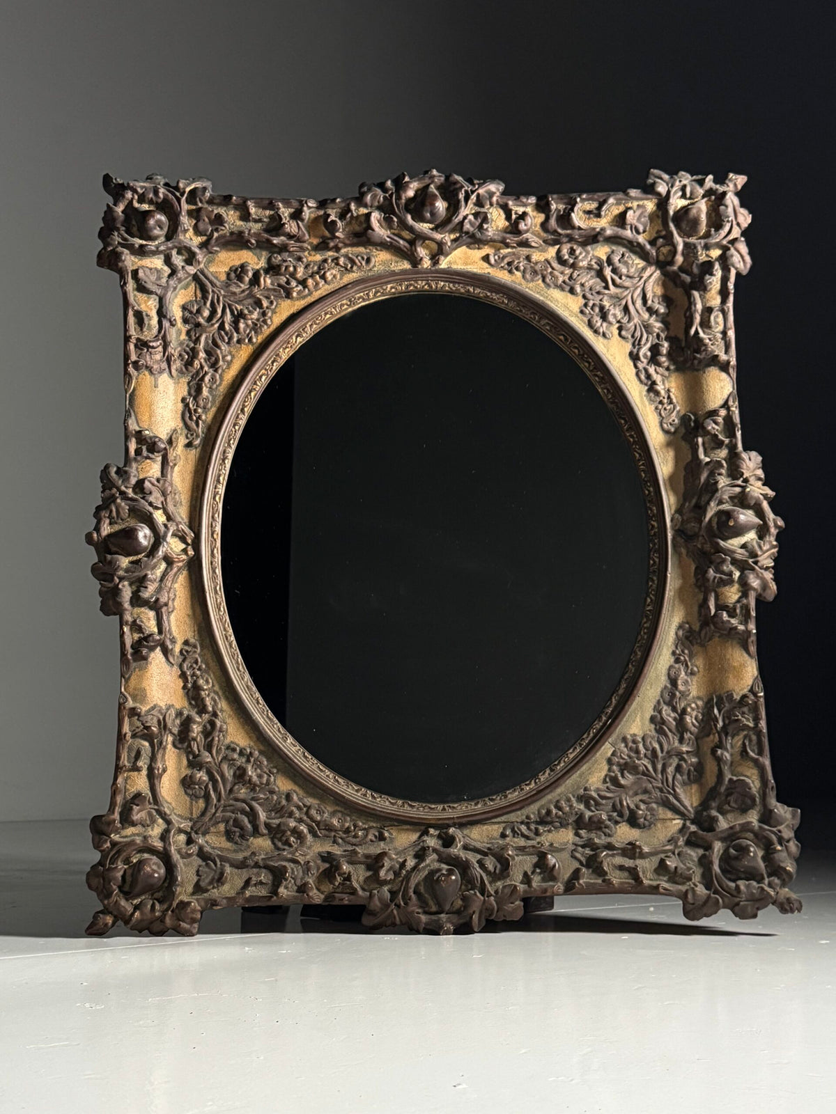 Baroque Style Mirror, 19th Century, Probably The Hague, photo 6