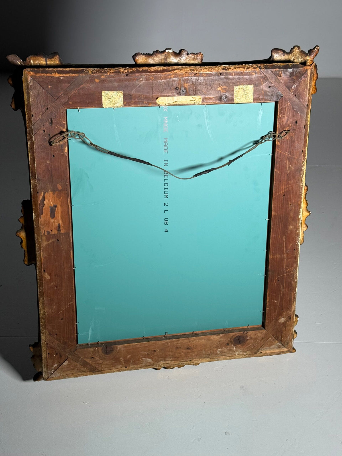 Baroque Style Mirror, 19th Century, Probably The Hague, photo 4