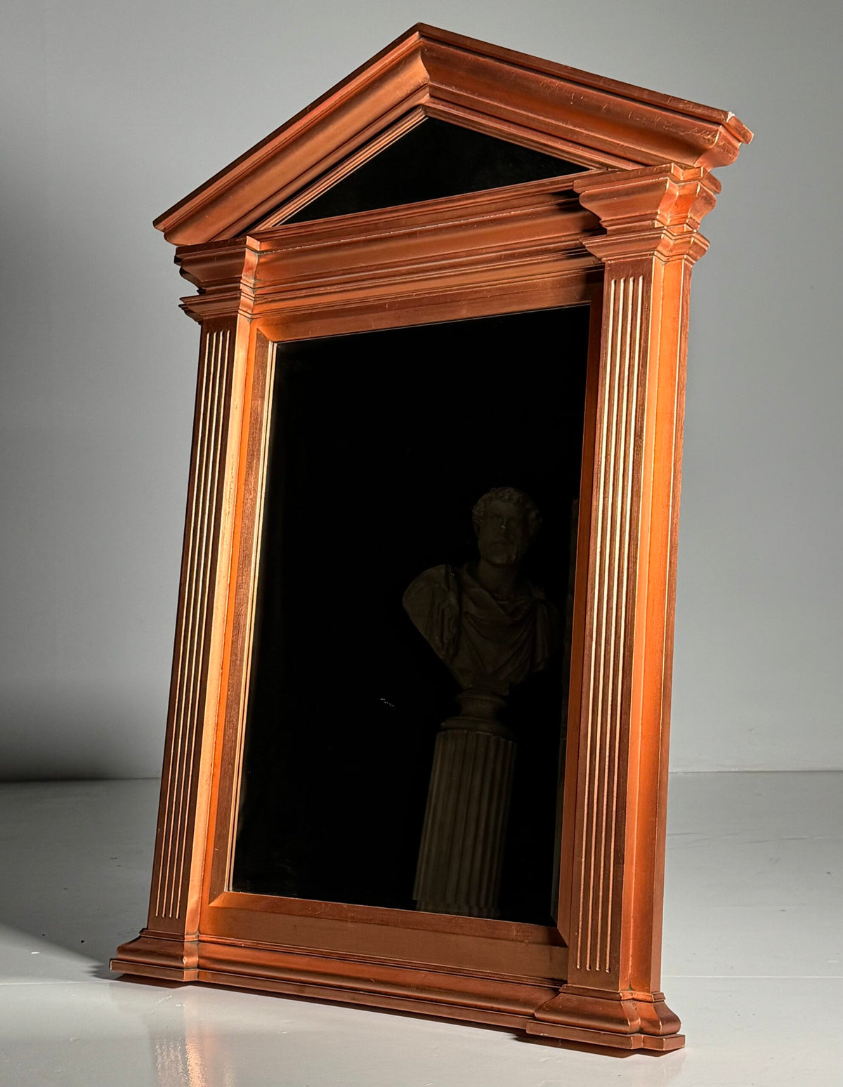 Neoclassical Copper Coloured Mirror, England, Late 20th Century, photo 19