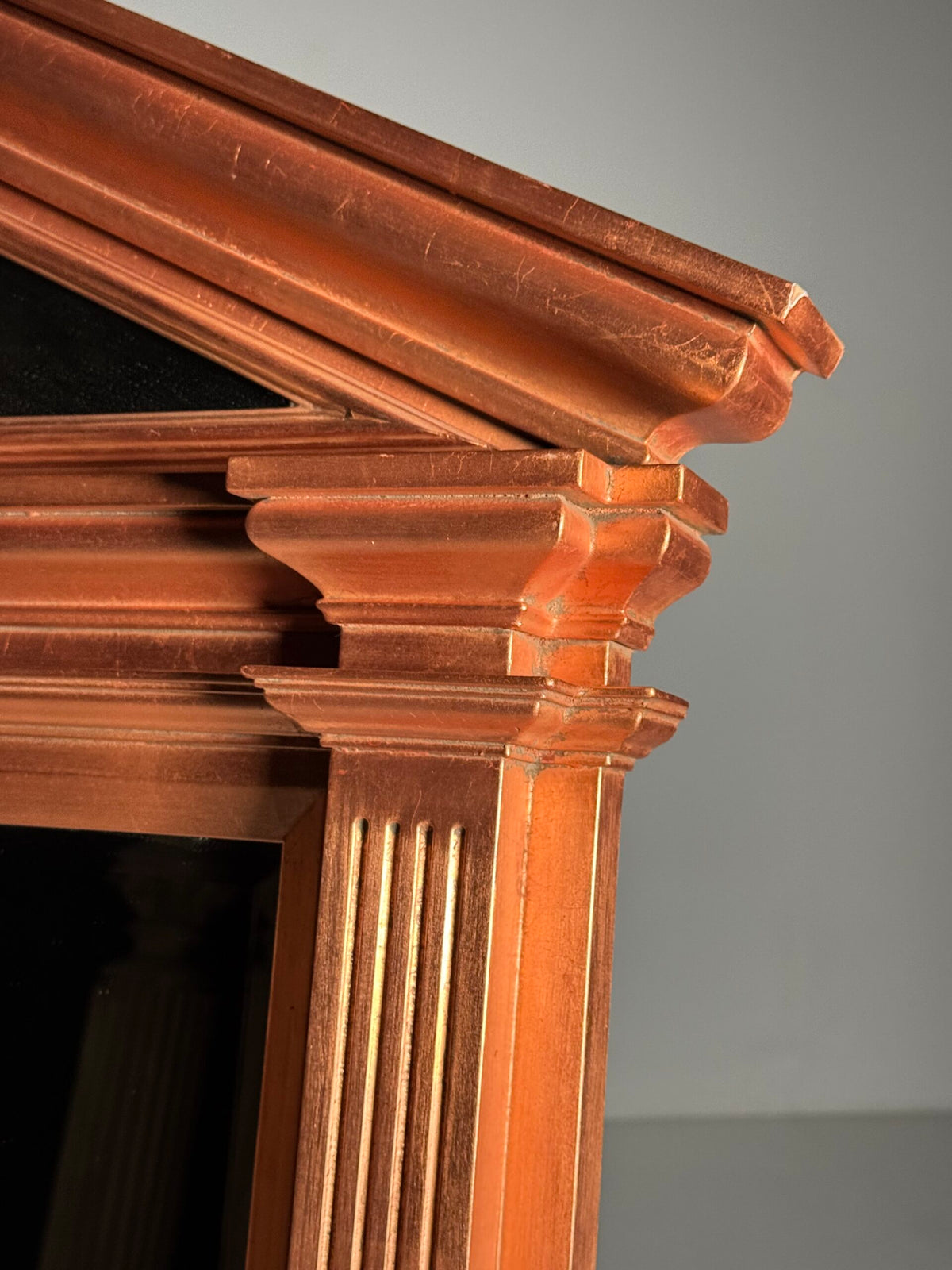 Neoclassical Copper Coloured Mirror, England, Late 20th Century, photo 15