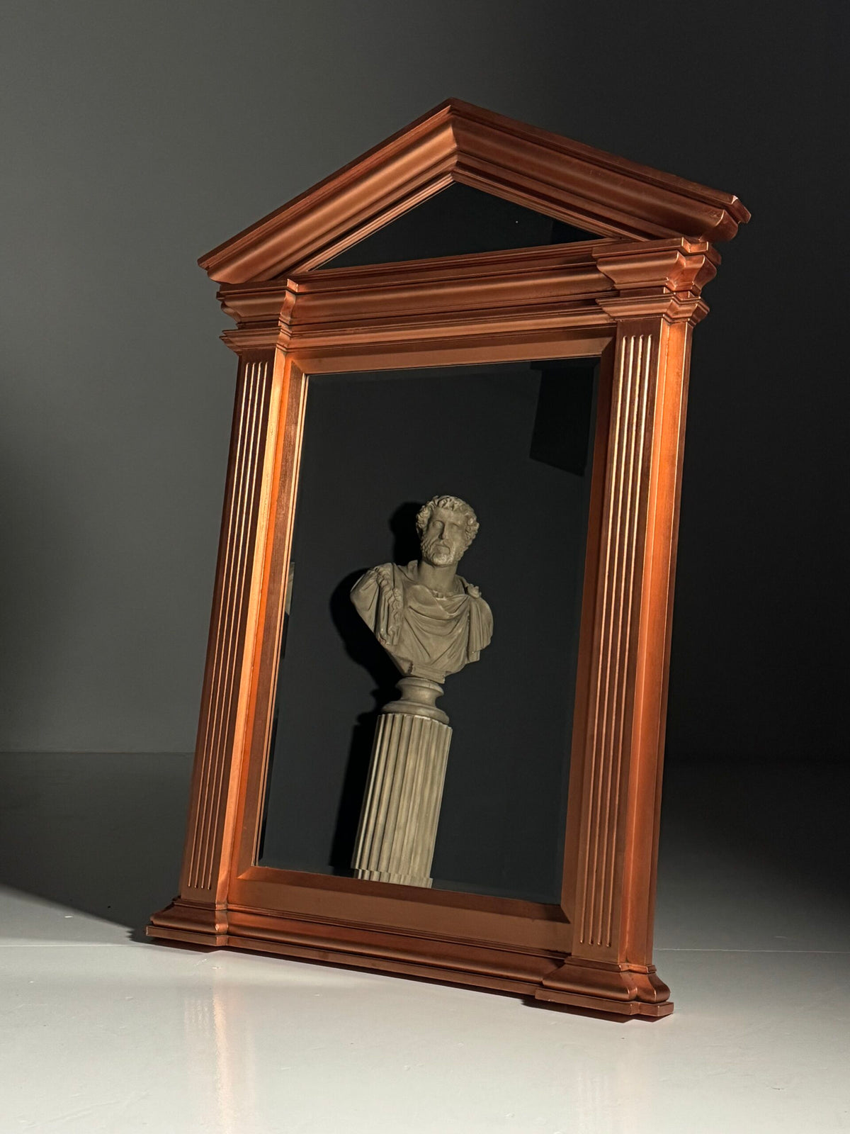 Neoclassical Copper Coloured Mirror, England, Late 20th Century, photo 9