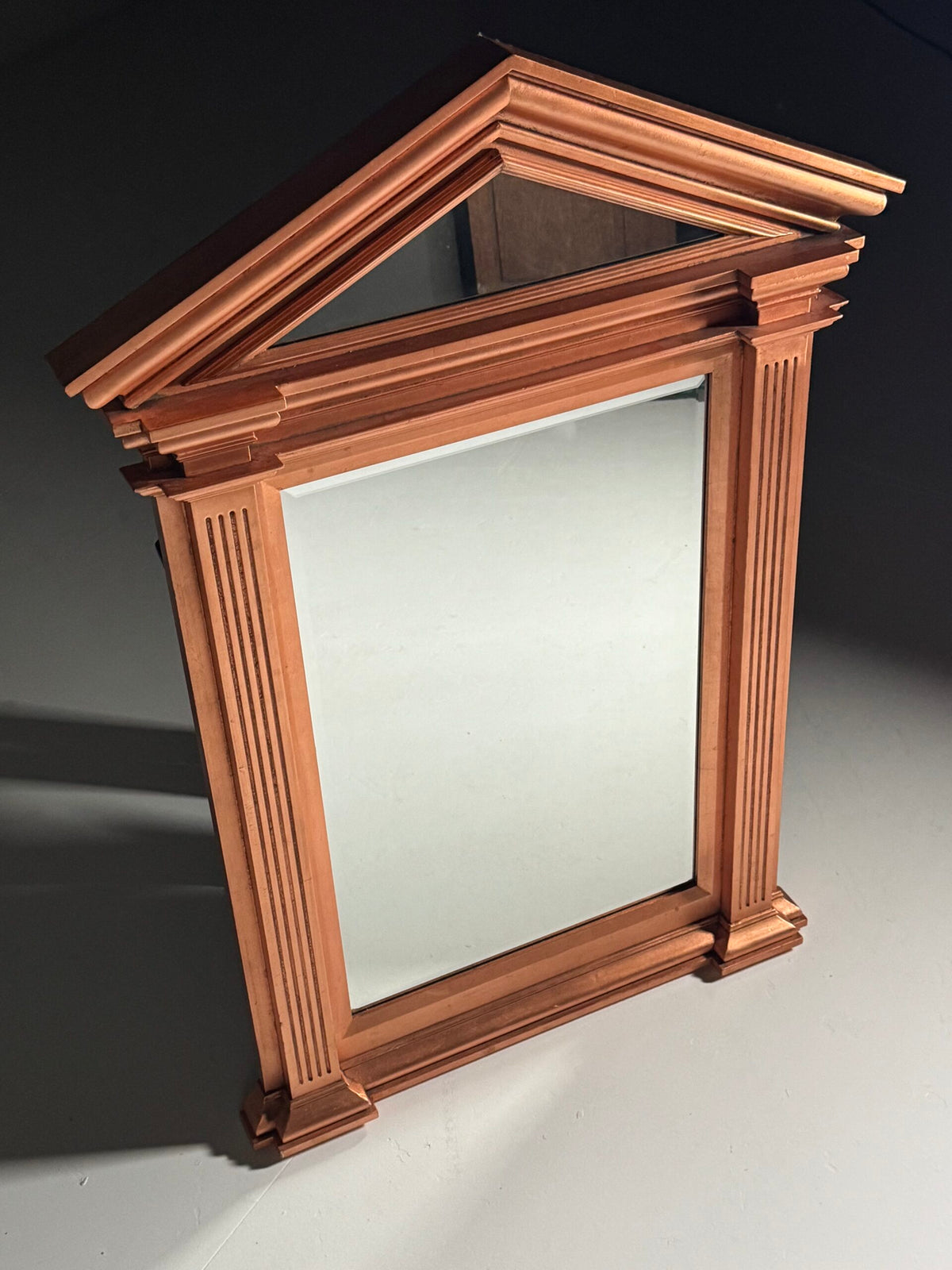 Neoclassical Copper Coloured Mirror, England, Late 20th Century, photo 6