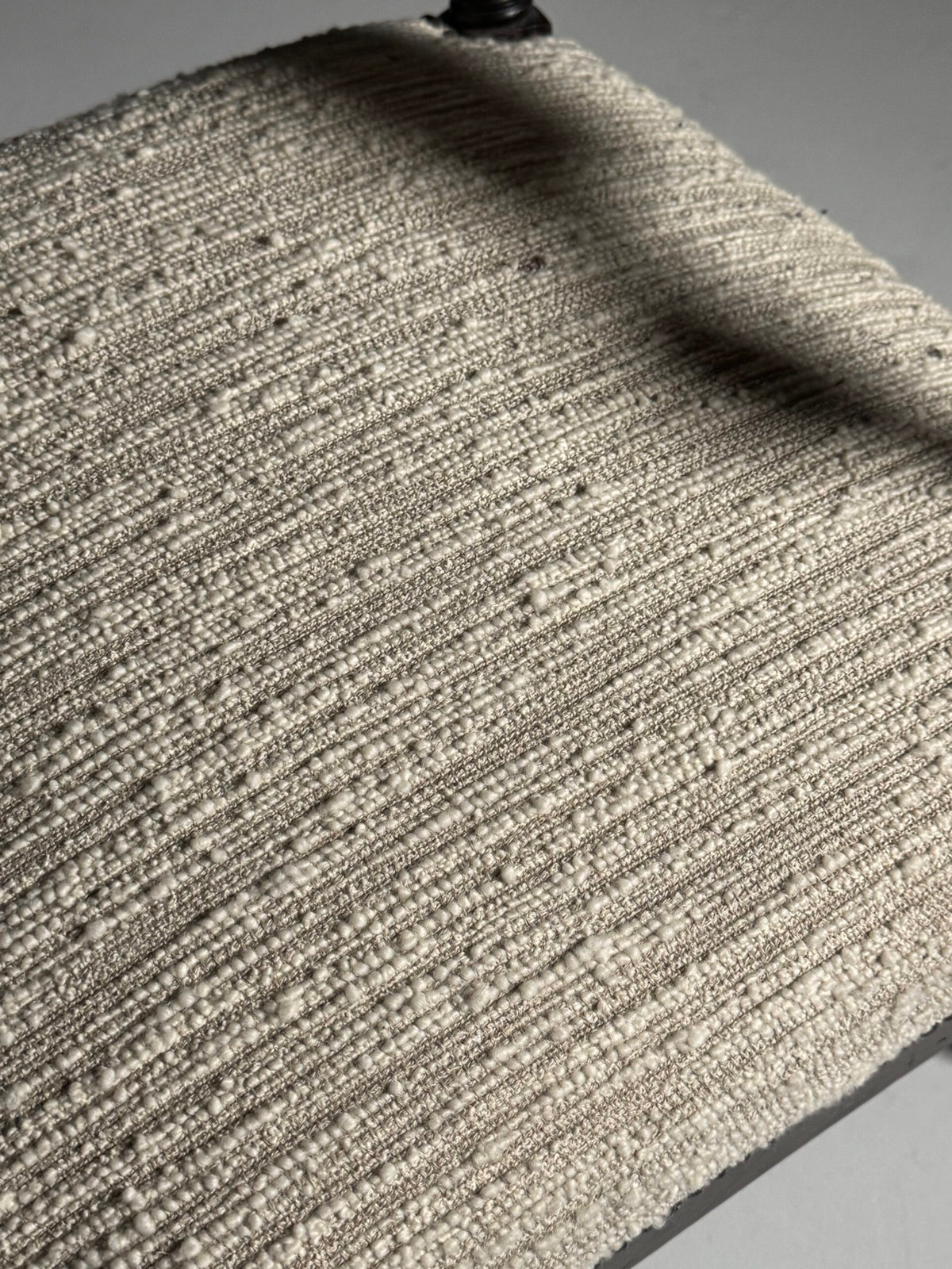 English Bobbin Armchair in Boucle, c. 1890, photo 13