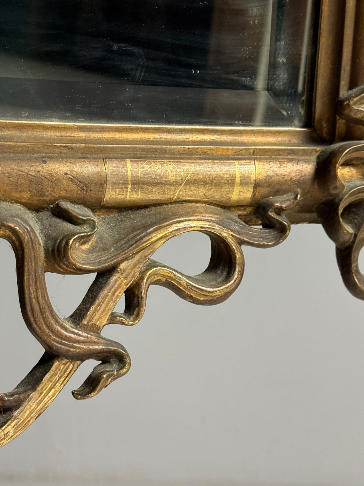 French or Belgian Art Nouveau Mirror, circa 1900 to 1910, photo 17