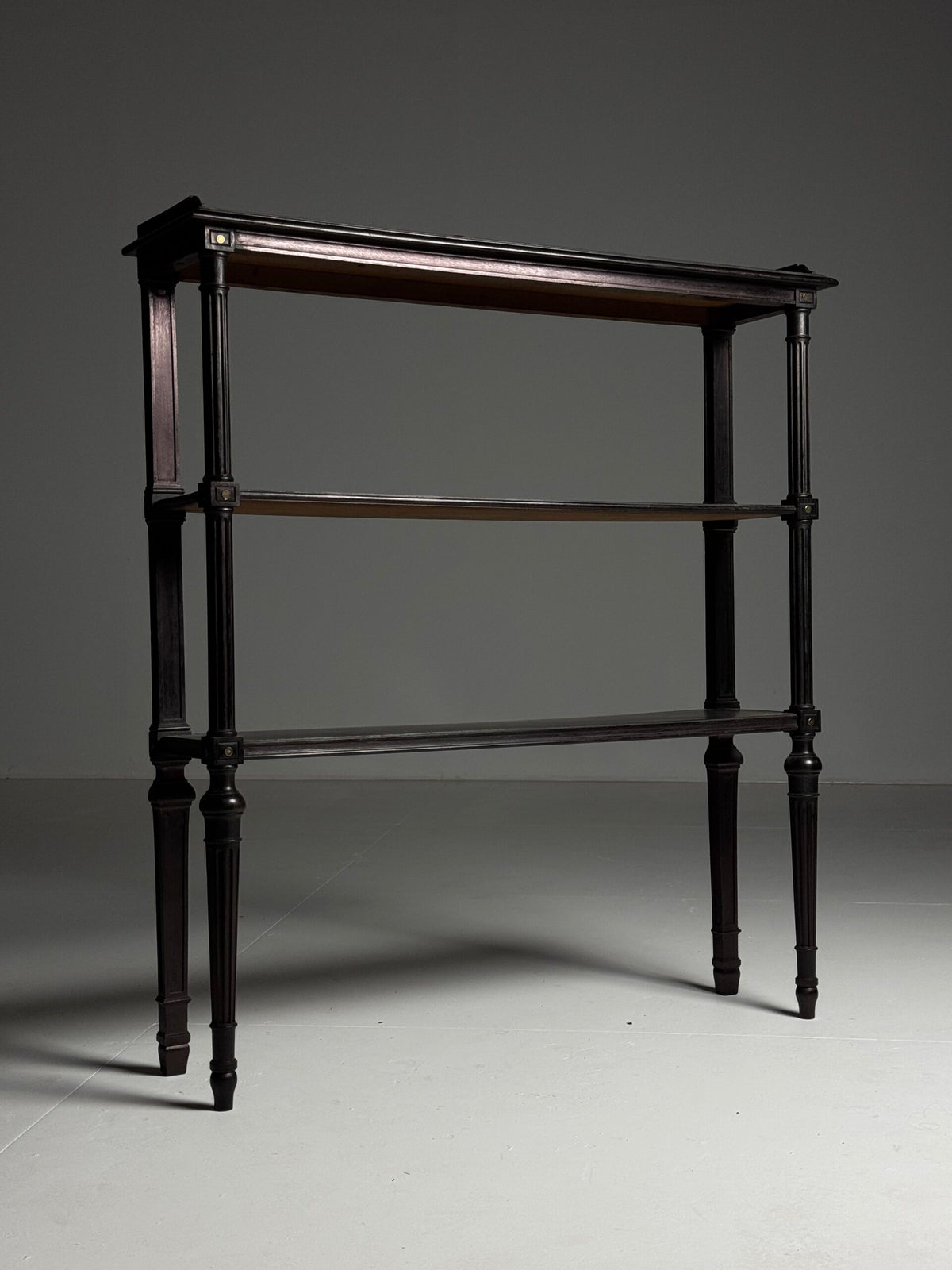 Pair of Louis XVI Style Oak Etageres, France, Mid 20th Century, photo 2