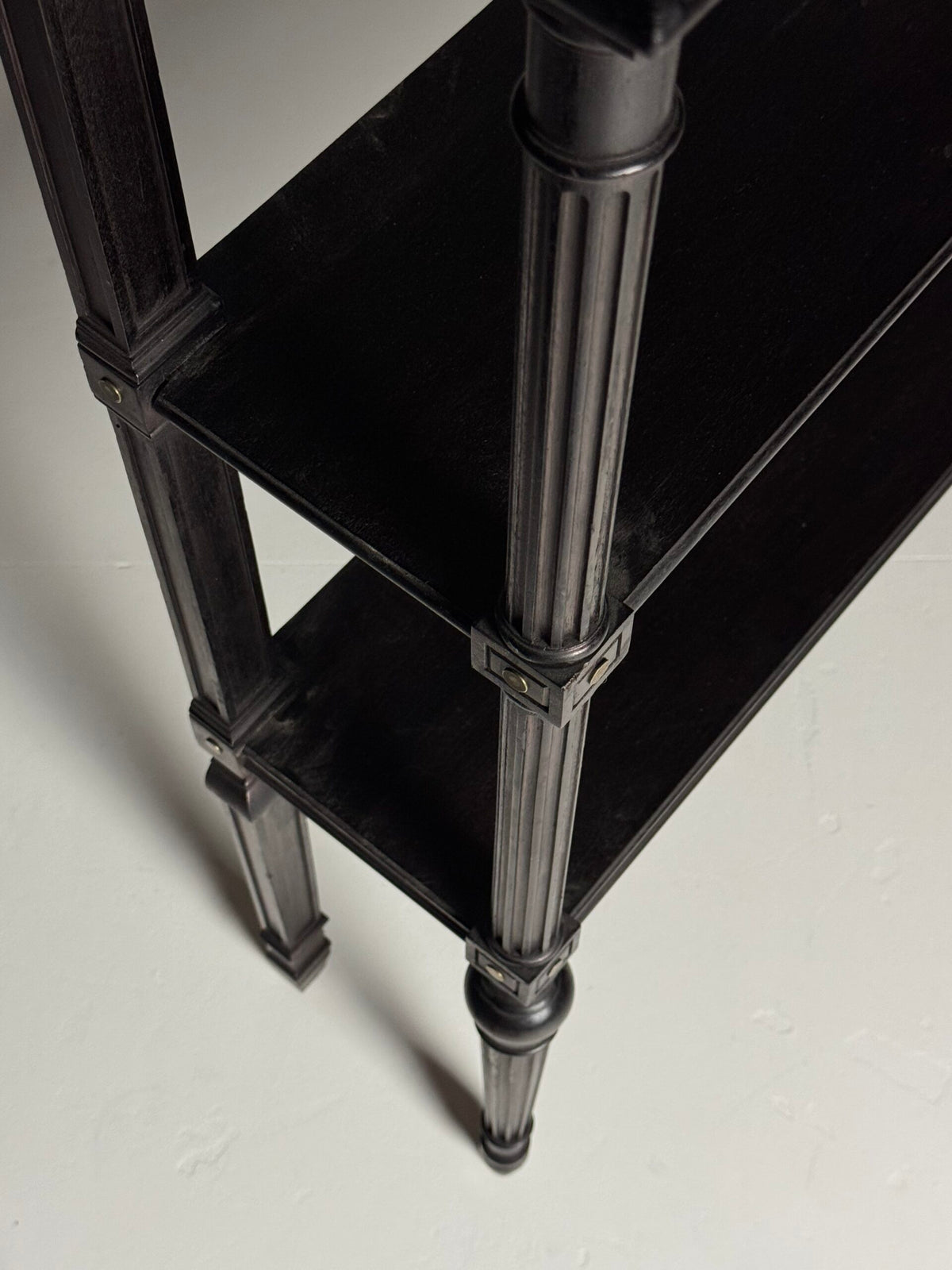 Pair of Louis XVI Style Oak Etageres, France, Mid 20th Century, photo 6