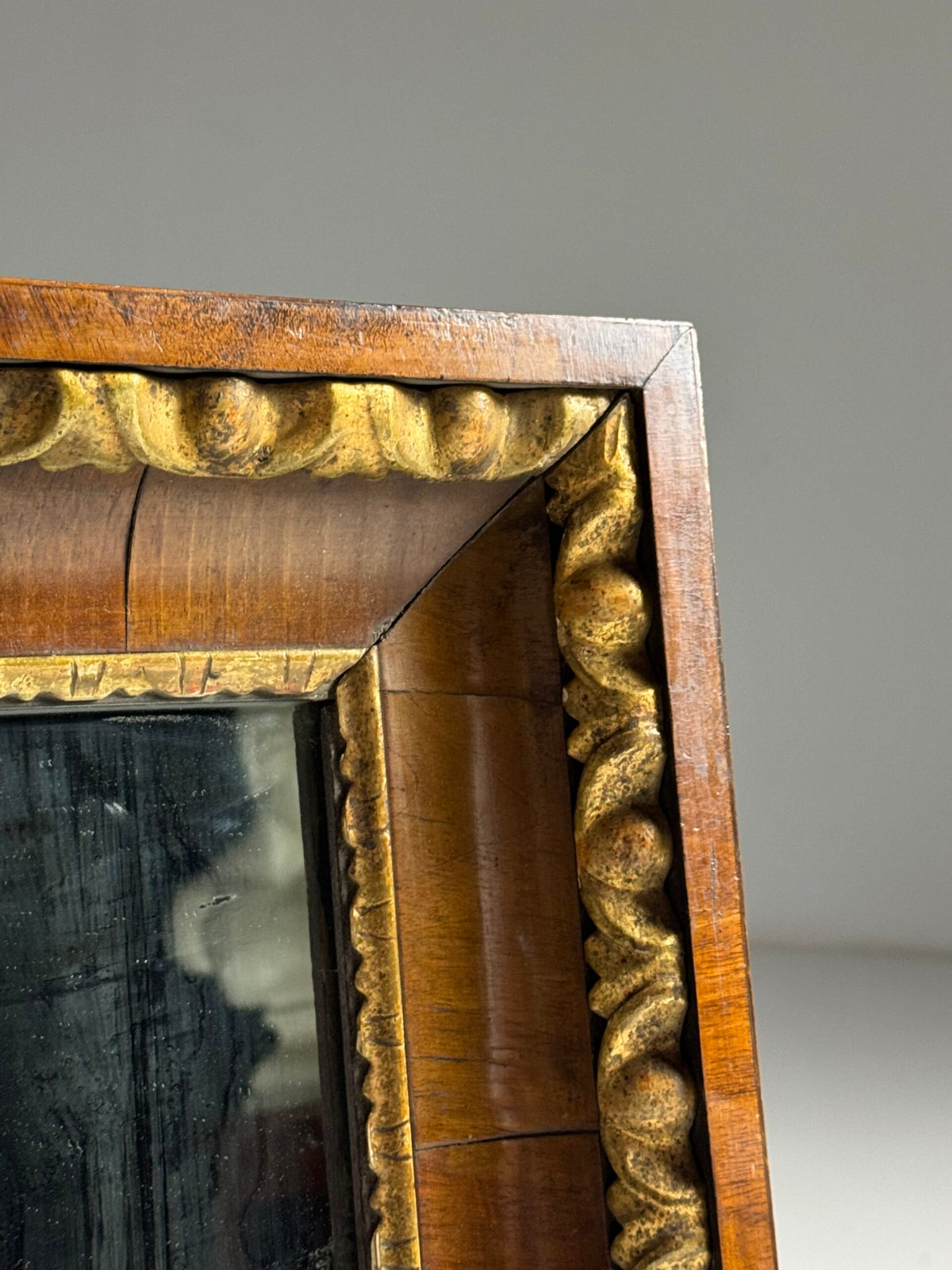 French Empire Style Mahogany Mirror, 19th Century, photo 13