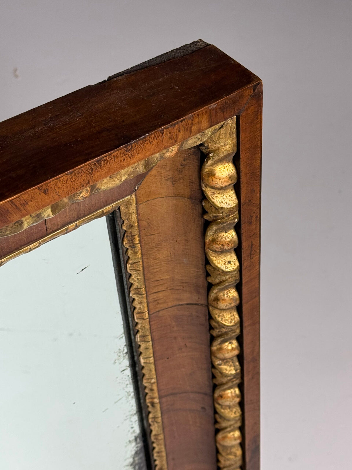 French Empire Style Mahogany Mirror, 19th Century, photo 4