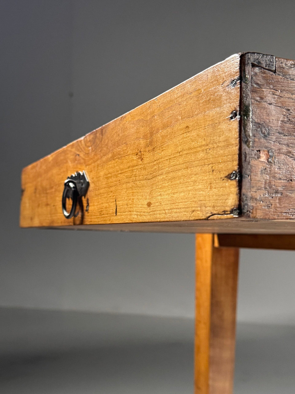 French Farmhouse Dining Table, 188 cm, Early 19th Century, photo 10