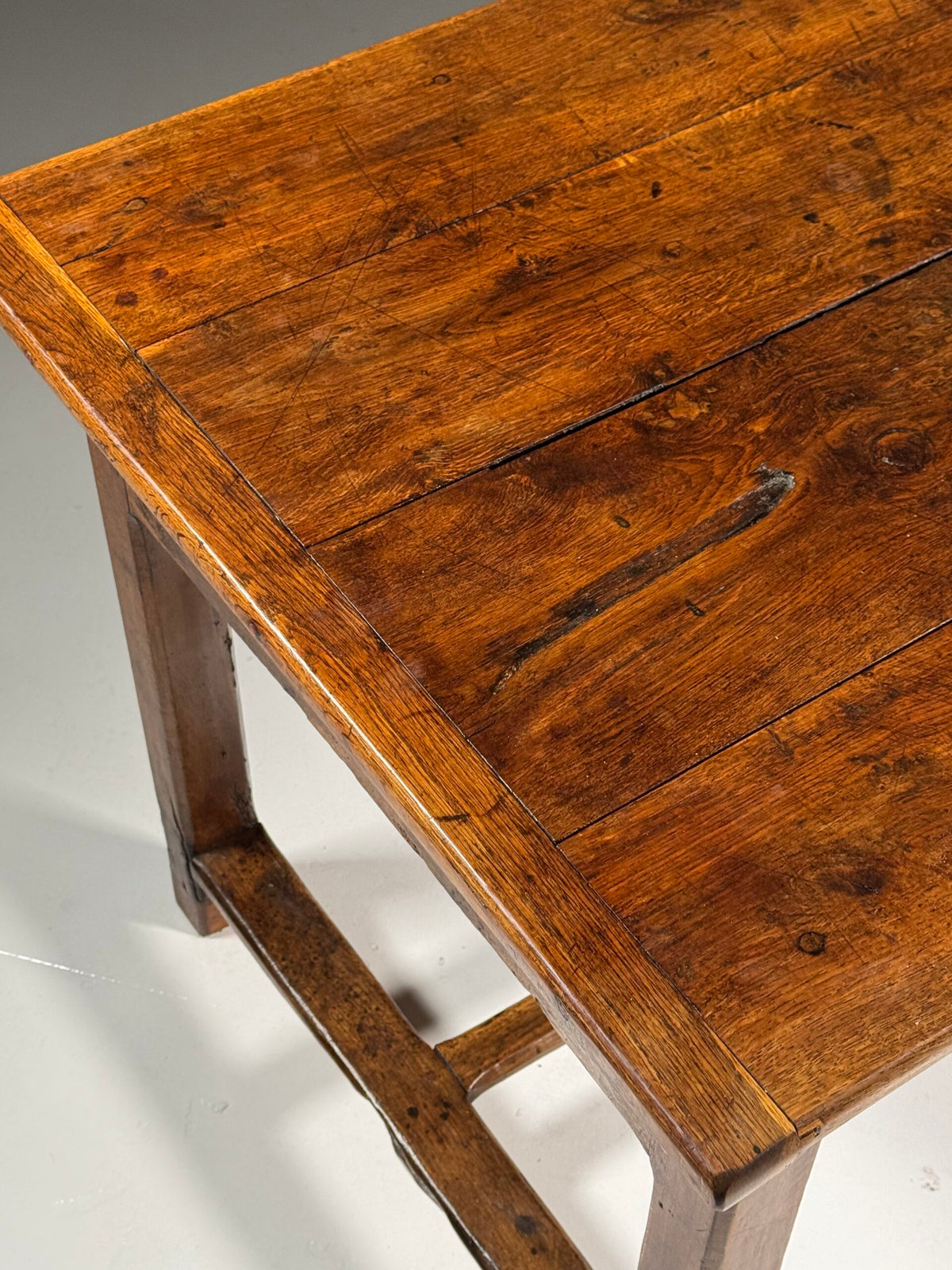 French Farmhouse Dining Table, 197 cm, Early 19th Century, photo 14