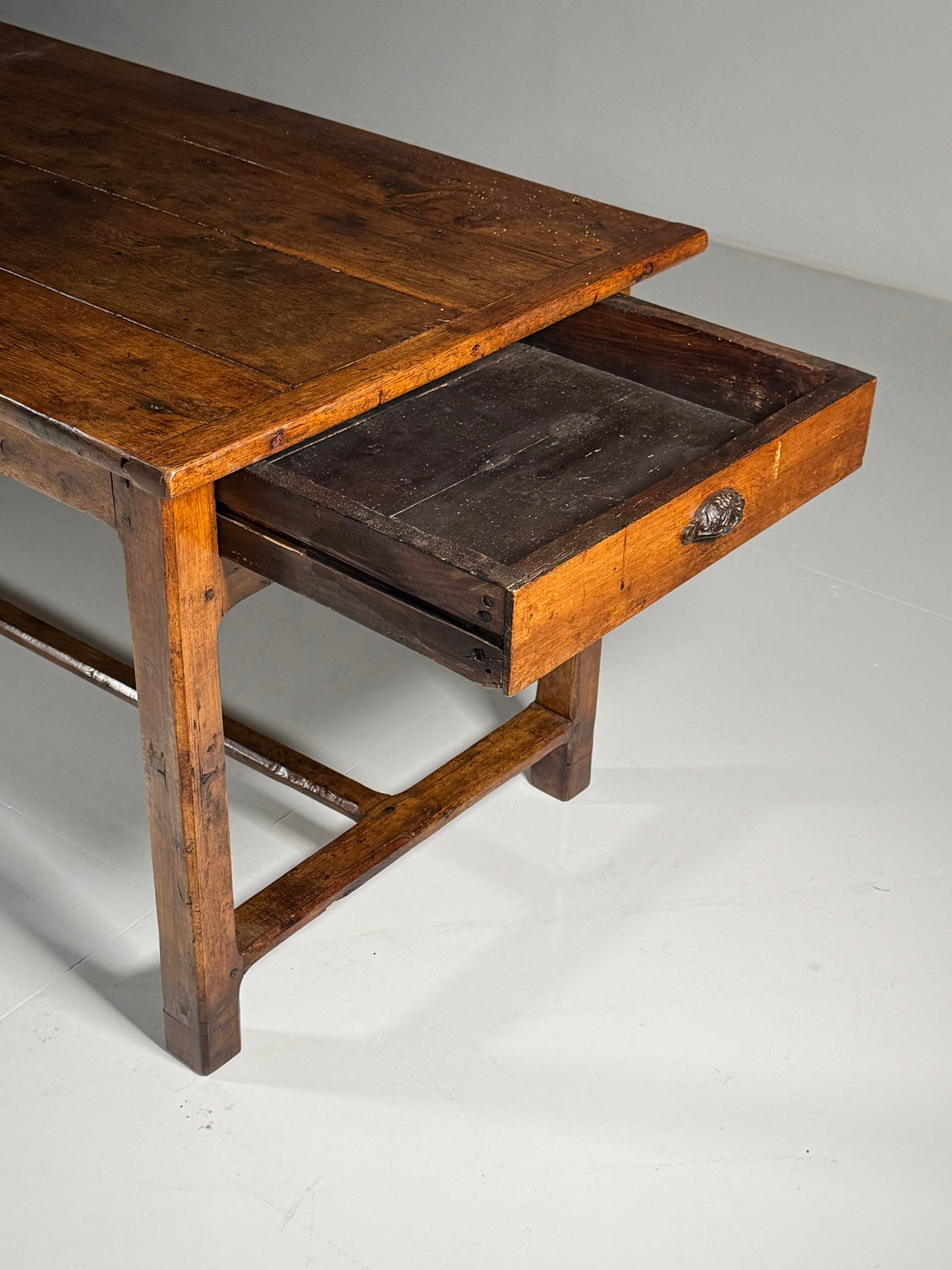 French Farmhouse Dining Table, 197 cm, Early 19th Century, photo 16