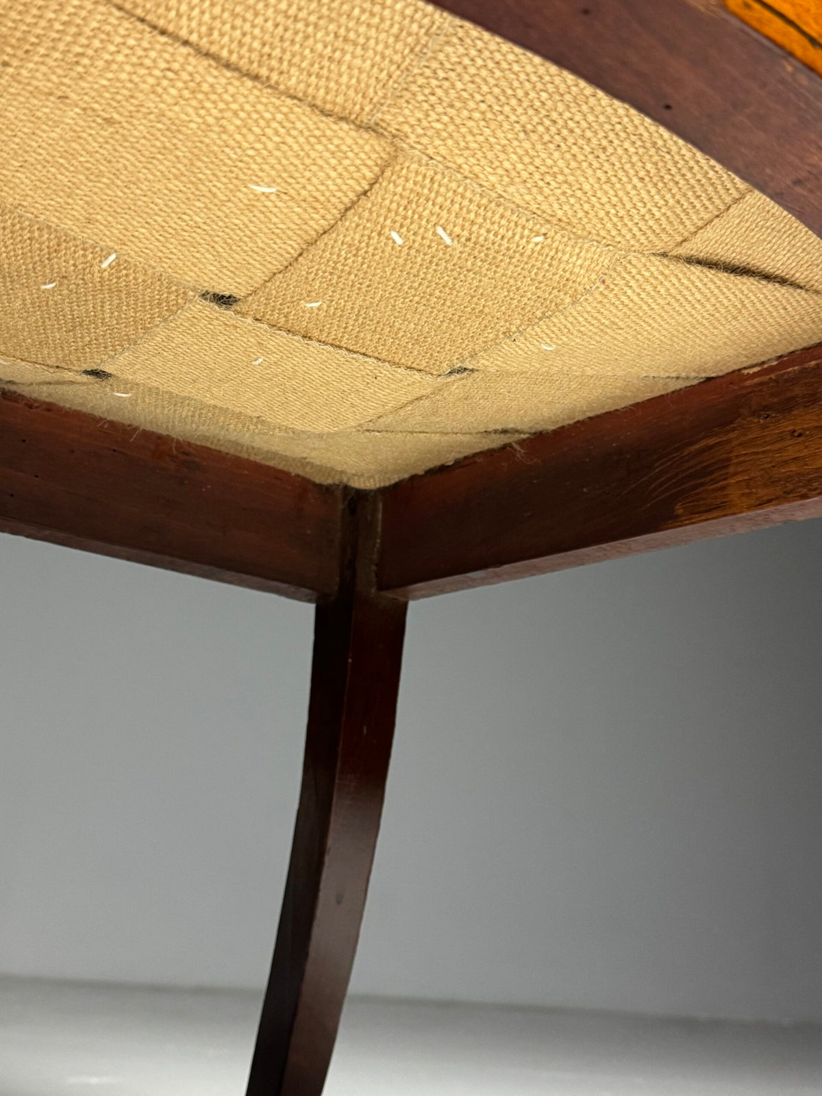 French Leather Armchair with Mahogany Frame, Late 19th Century, photo 12
