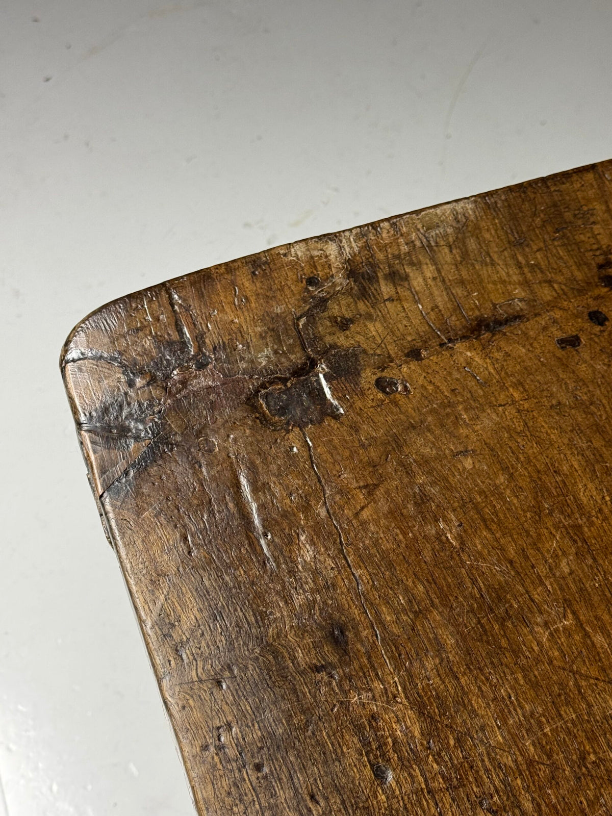 Spanish Walnut Table with Three Drawers, 18th Century, photo 16